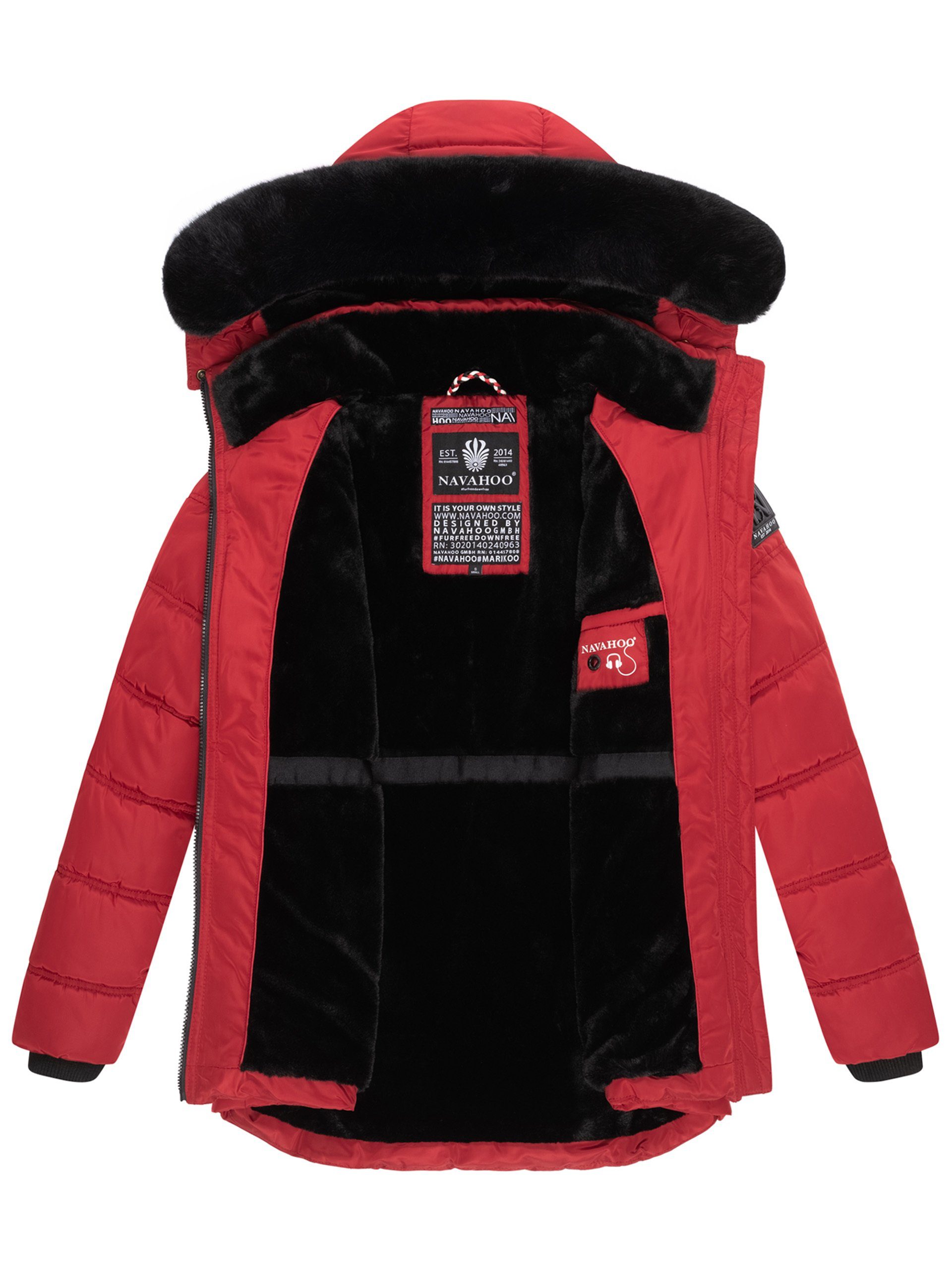 Navahoo Winterjacke Lissandra mit hochwertigem Steppdesign