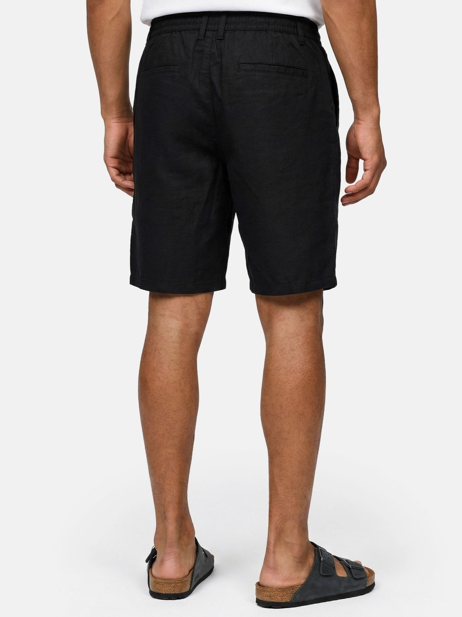 Tazzio Leinenhose A212 kurze Leinen Hose im Clean-Look