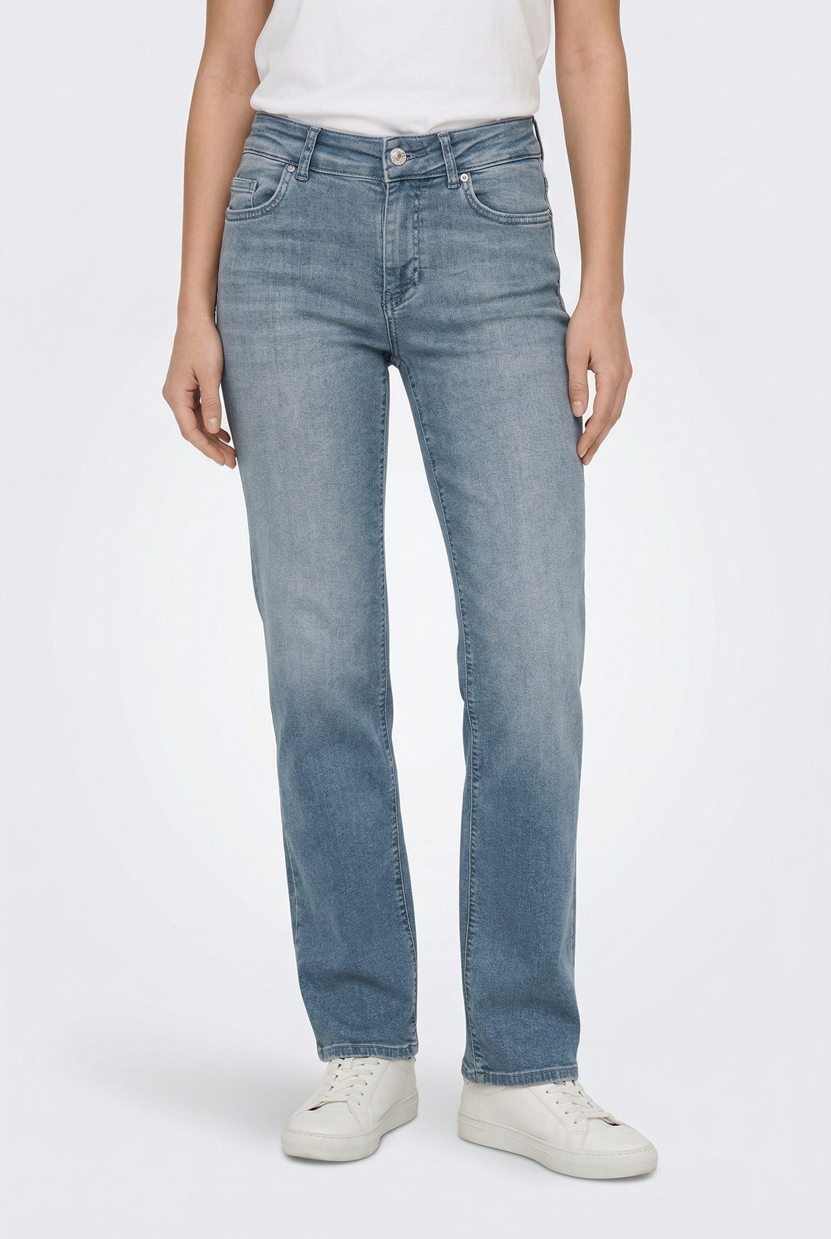 ONLY Straight-Jeans ONLBLUSH MID STRAIGHT DNM REA558 NOOS