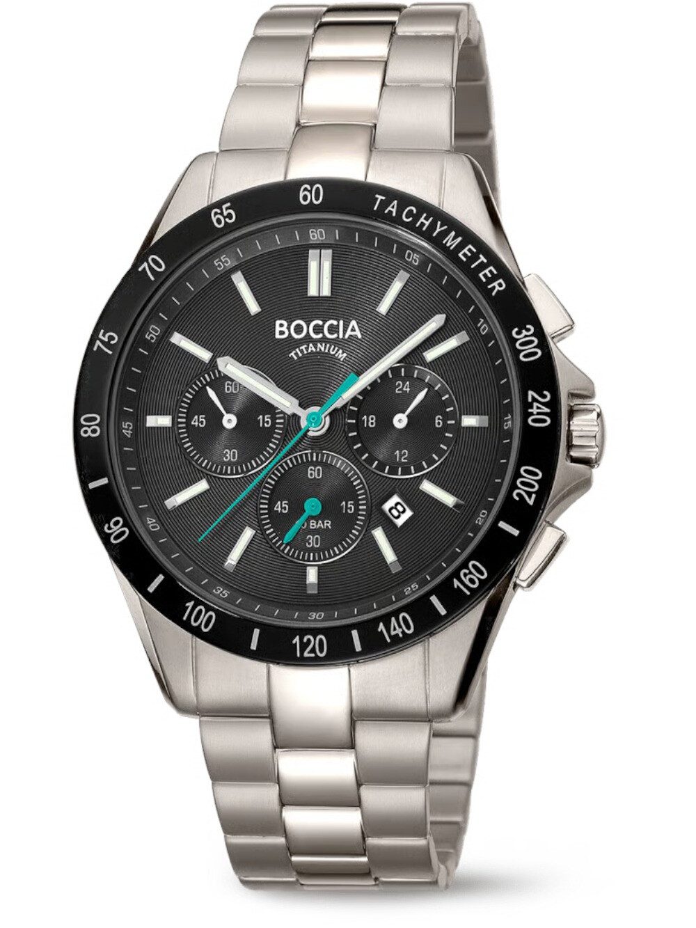 Boccia Quarzuhr Boccia 3733-03 Herrenuhr Sport Chronograph 41mm 10ATM Boccia 3733-03 Herrenuhr Sport Chronograph 41mm 10ATM