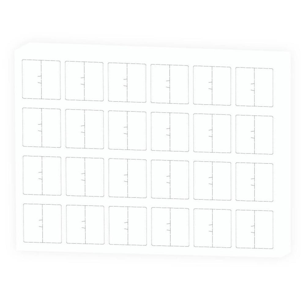 Roth befüllbarer Adventskalender DIY-Adventskalender Rohling, 24 Türchen zum Selbstgestalten inkl. Kunststoffform