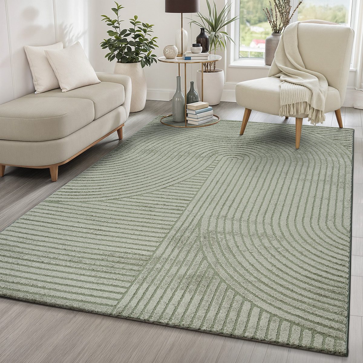 the carpet Teppich Everest, rechteckig, Höhe: 14 mm, moderner Wohnzimmer Teppich hohe Flordichte