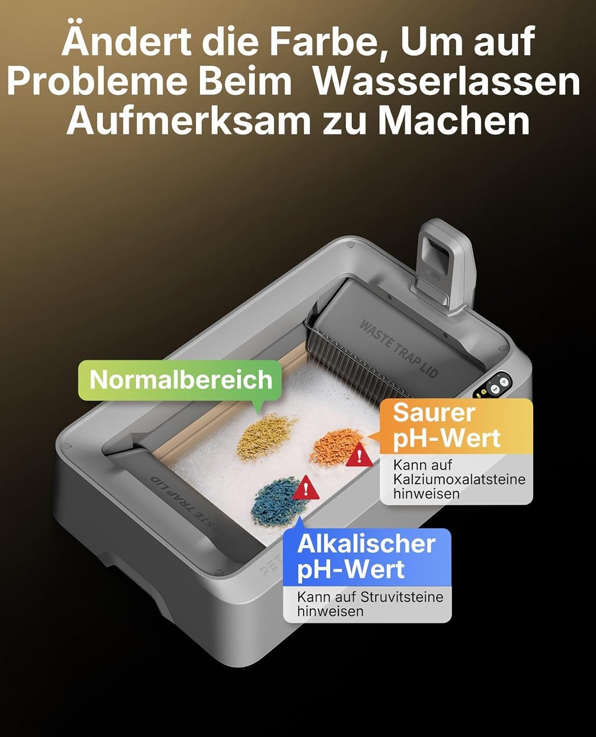 PETKIT Katzenstreu PETKIT Crystal PH Litter -4bags Exclusive for PUROBOT CRYSTAL DUO (4 Beutel), 4 Beutel PH-Kristallstreu fuer PUROBOT CRYSTAL DUO