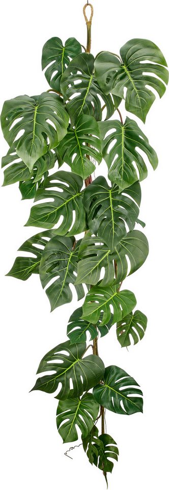 Kunstranke Split-Philodendron-Hänger, Creativ green, Höhe 185 cm, mit wunderschöner Blattgestaltung
