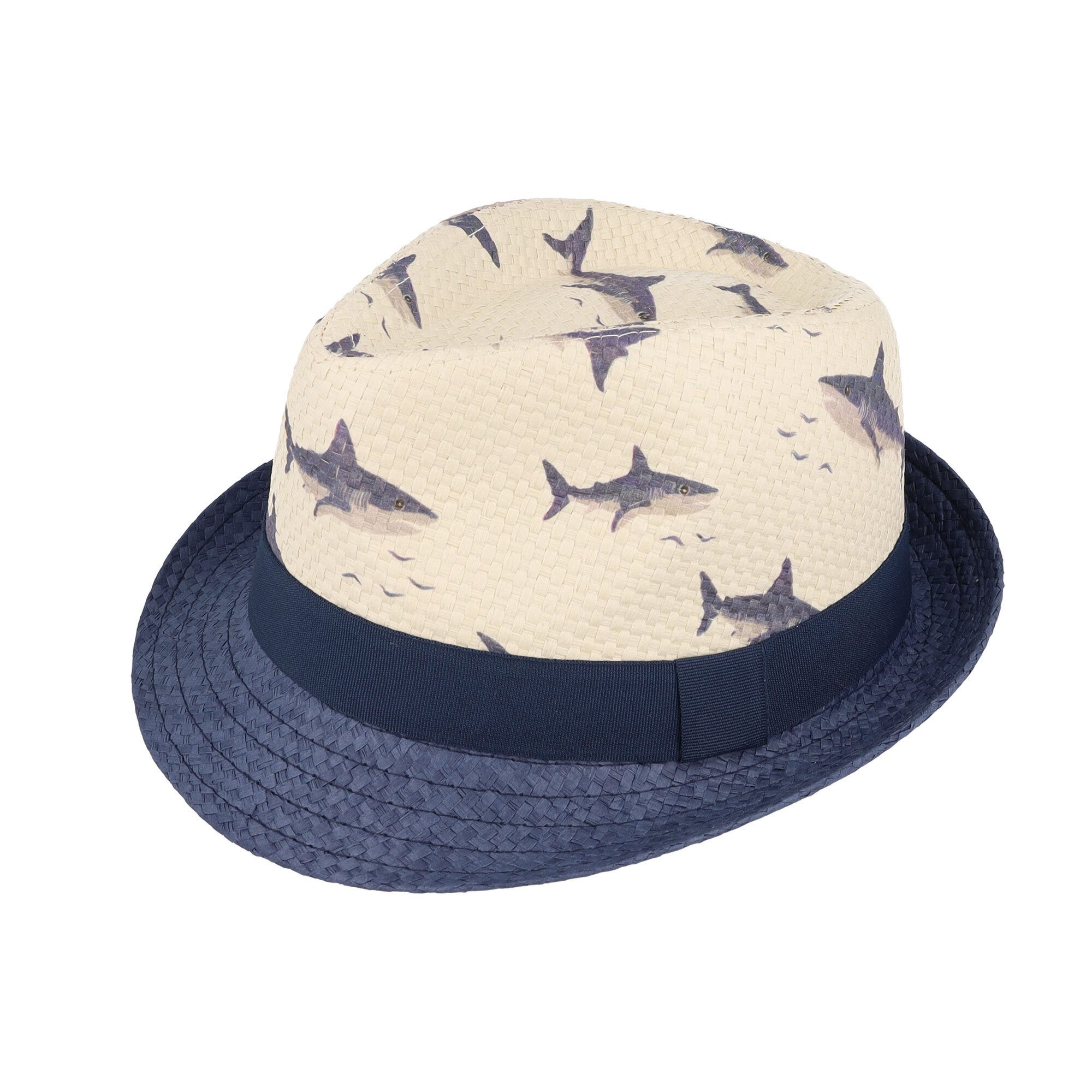 MAXIMO Strohhut KIDS BOY-Trilby Hai Futter (1-St)