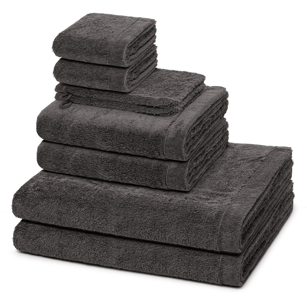 Cawö Handtuch Set Lifestyle, Walkfrottee (Spar-Set, 8-St), 2 X Wasch- 2 X G günstig online kaufen