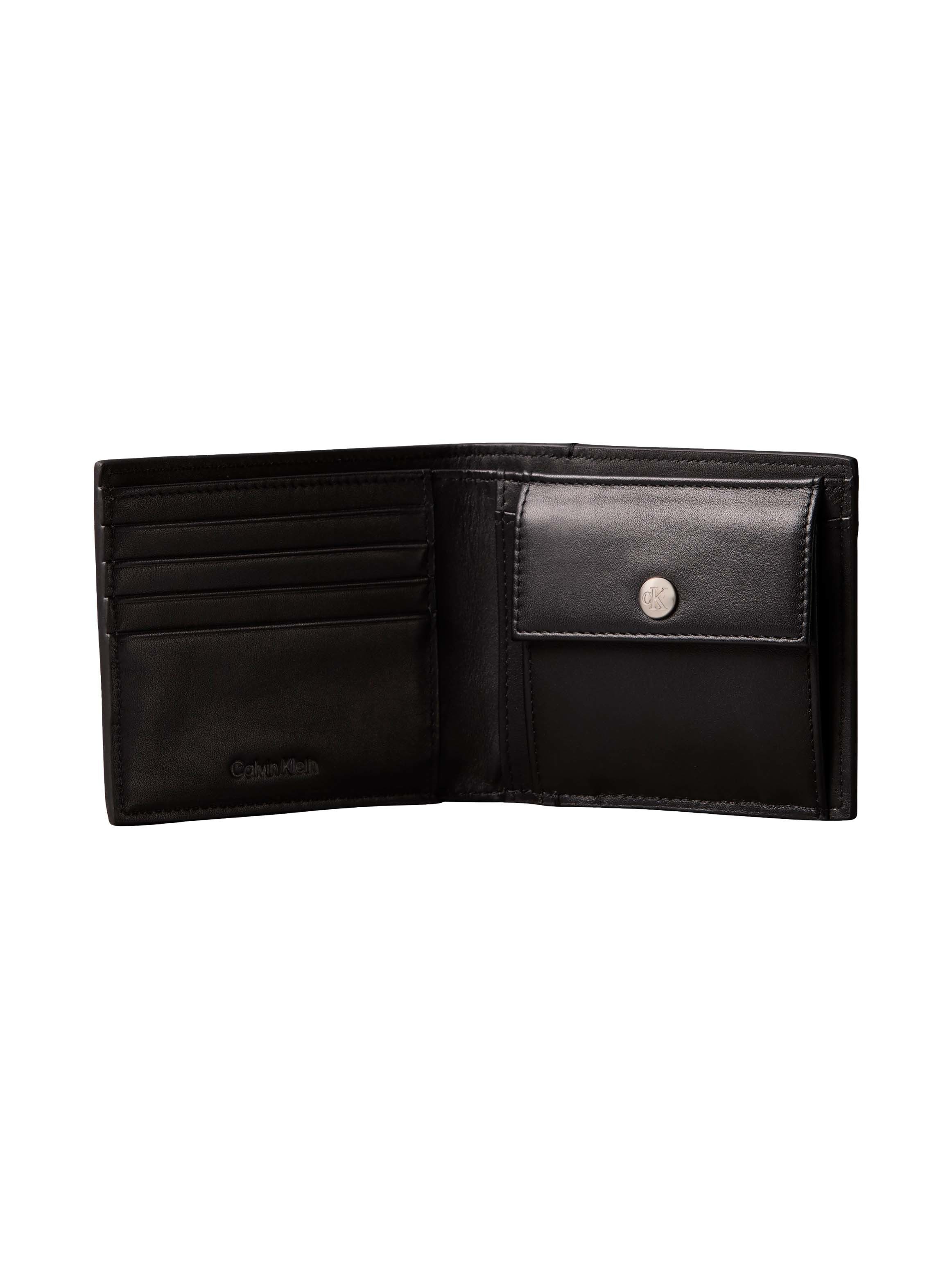Calvin Klein Geldbörse EMBLEM AOP COATED BILLFOLD W/ CO, Geldbeutel, Portemonnaie, Money Pocket zum Klappen
