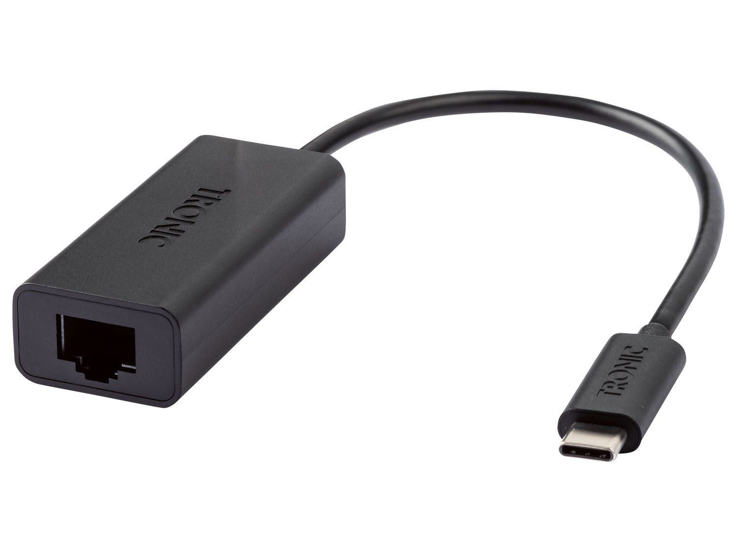 Tronic USB-C auf Ethernet Adapter Gigabit RJ45 Netzwerkadapter USB-Adapter, Gigabit-Ethernet-Anschluss (10/100/1000 Mbps)