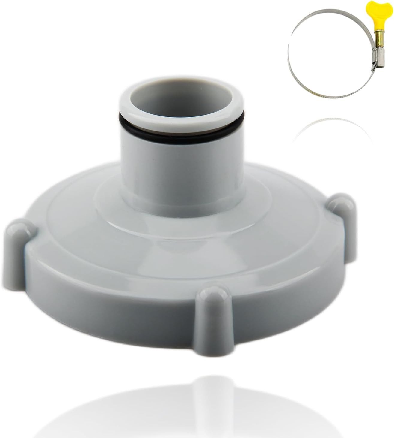 Skimmer 2 Adapter für Saugschlauch 80 mm auf 32 mm mit Schelle