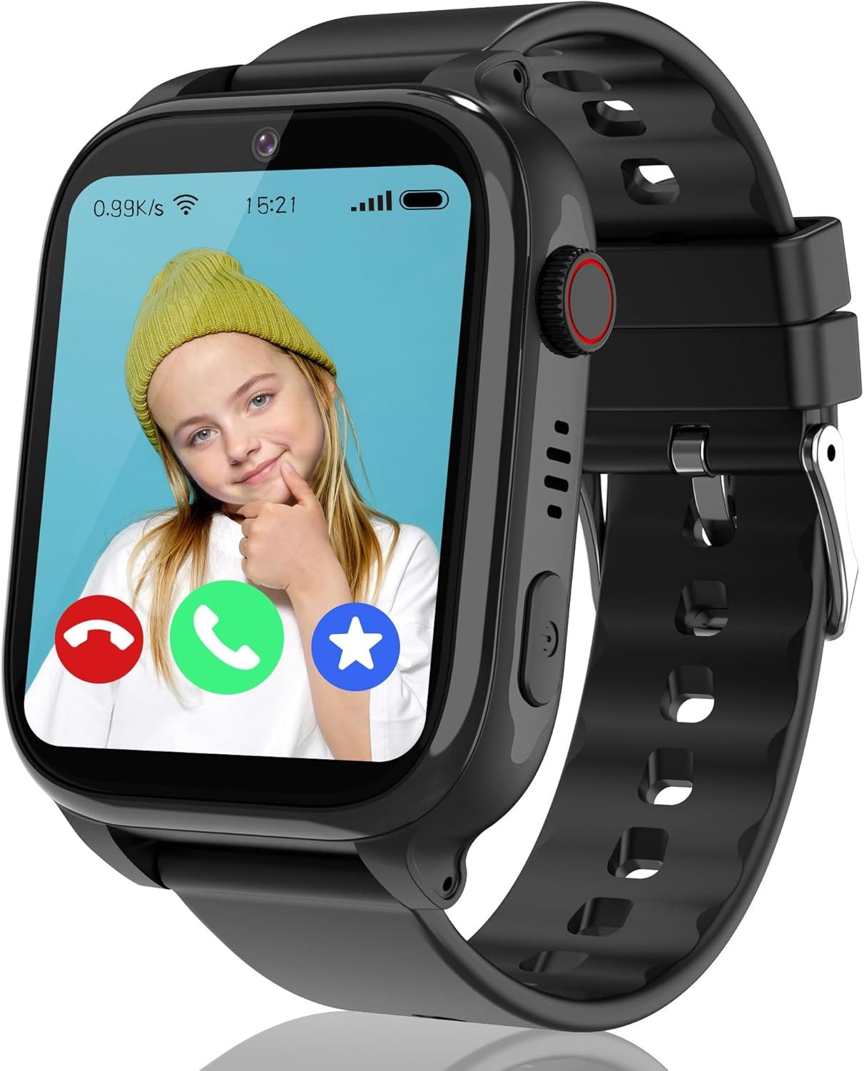 Moikmlih Smartwatch (2,5 cm, sim-karte), KINDER SMARTWATCH
