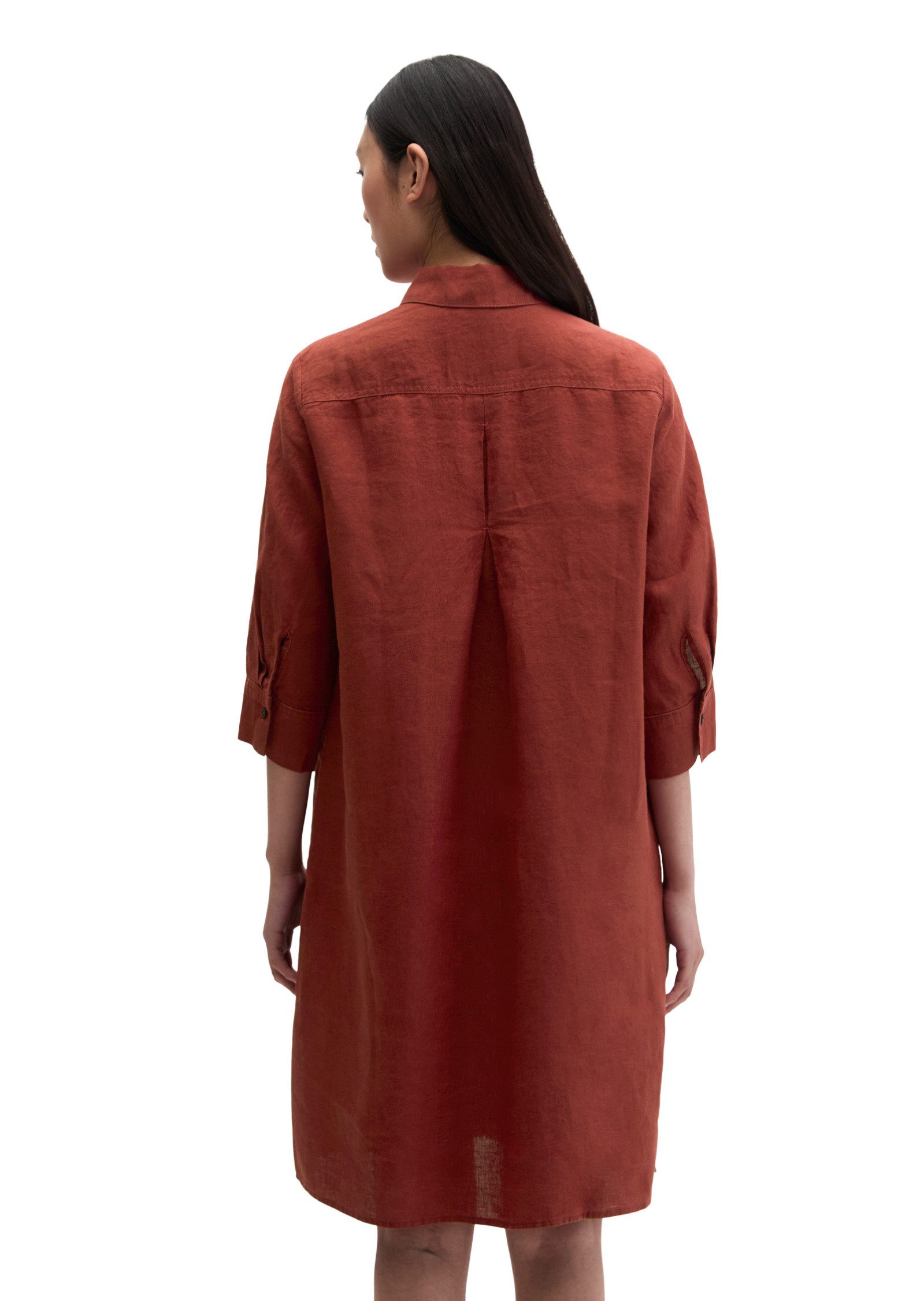 Marc O'Polo Hemdblusenkleid mit nahtfeinem Reißverschluss