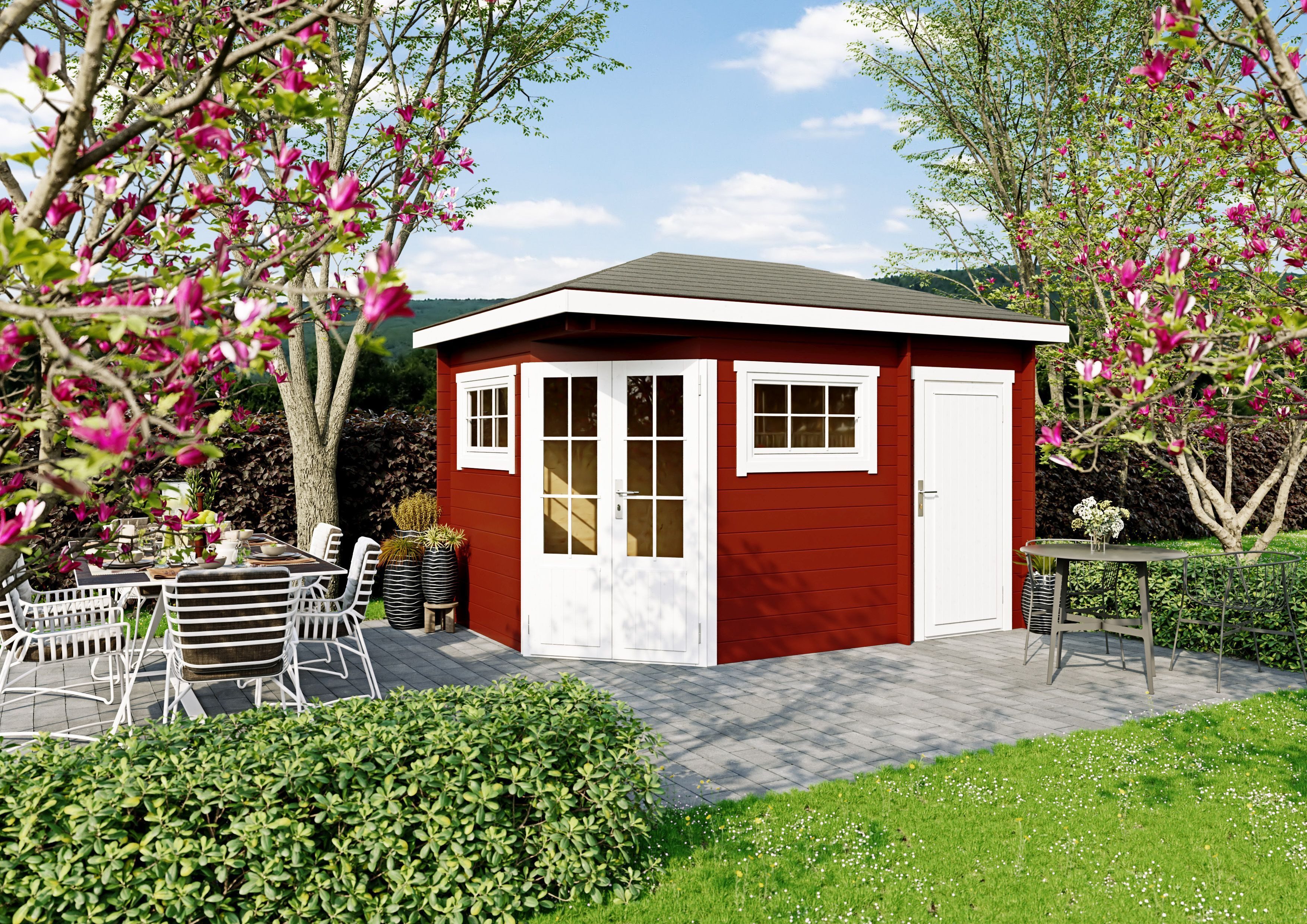 Fjordholz Gartenhaus Evelyn 2D