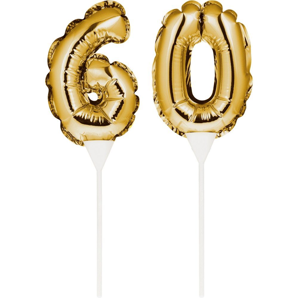Creative Converting Tortenstecker Tortendekoration Zahlenpicker Jahreszahlen Geburtstag, Dreidimensional