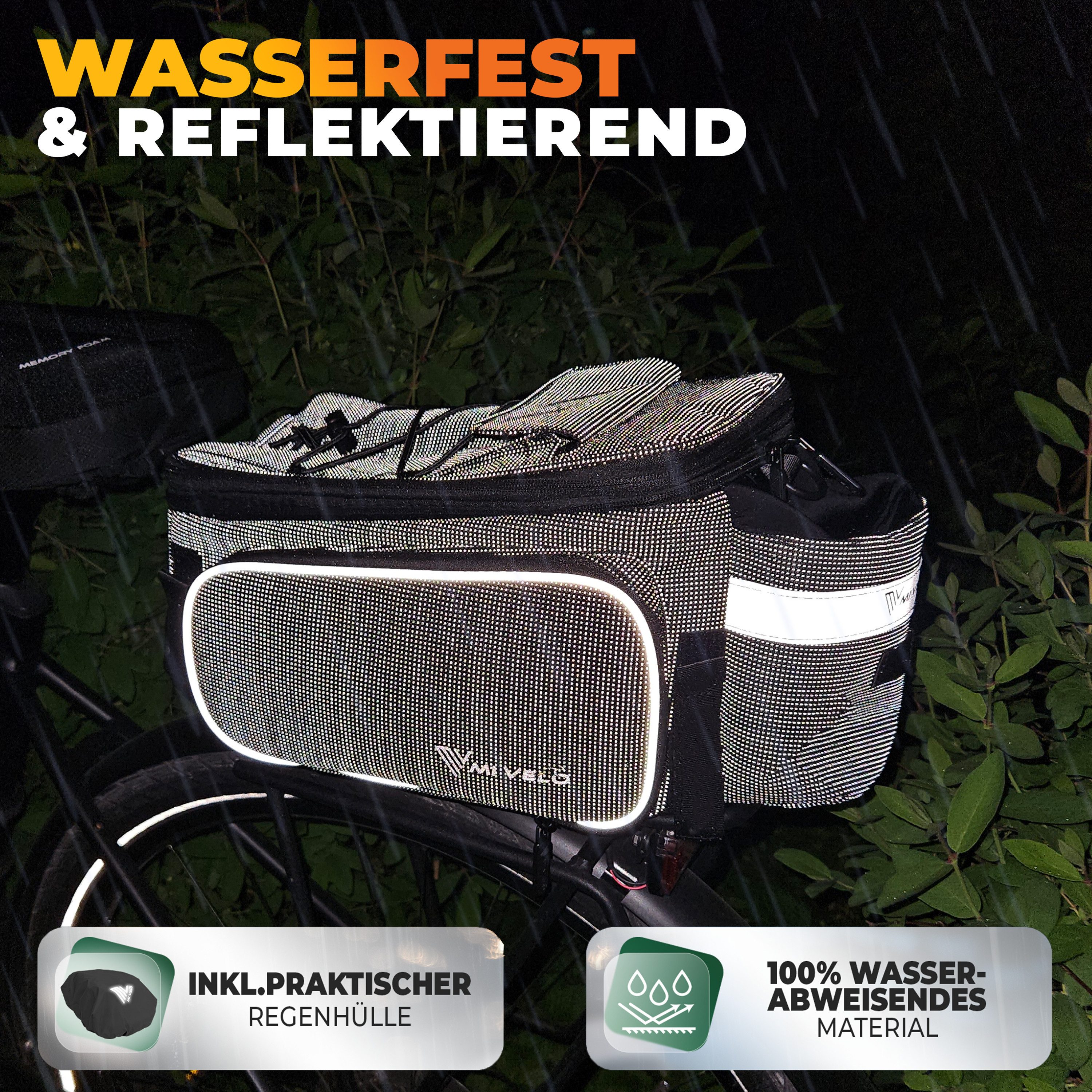 MIVELO Fahrradtasche, wasserabweisend