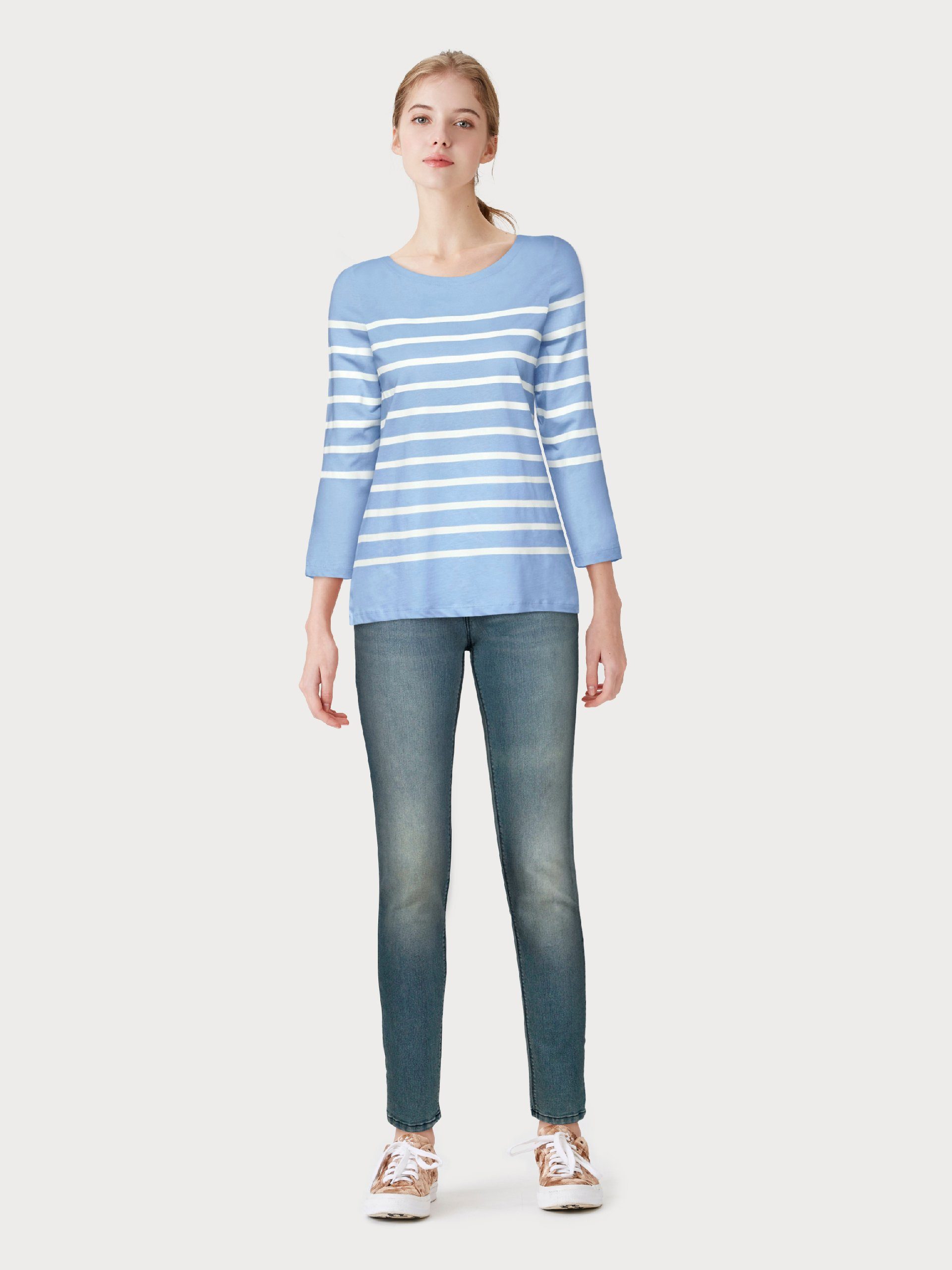 Waist Skinny-fit-Jeans Mid Shaping Arizona blue-used