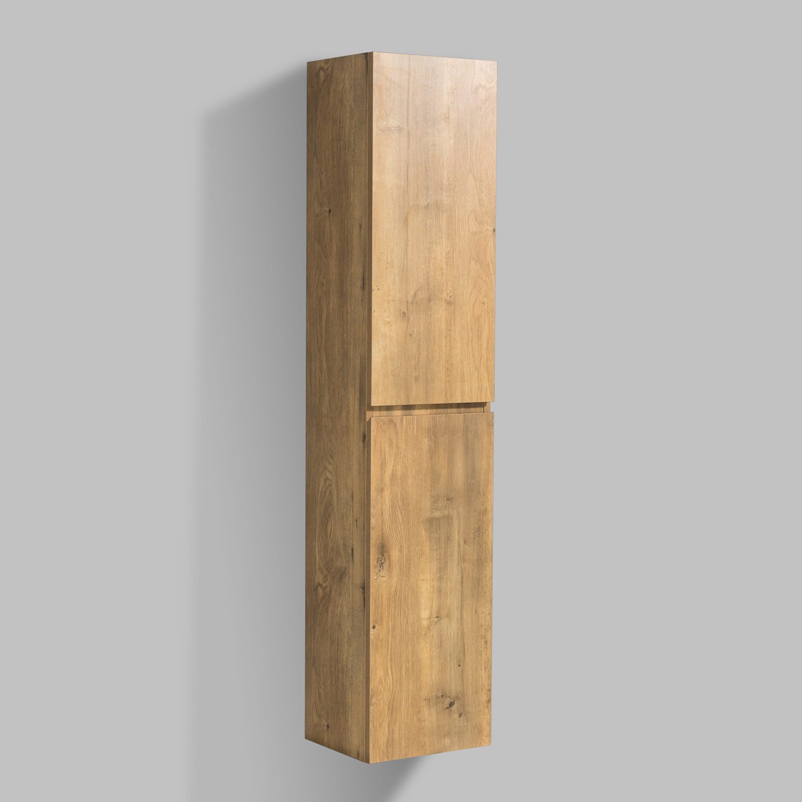 Bernstein Seitenschrank Alice Eiche natur 165cm Seitenschrank Hängeschrank Badschrank vormontiert