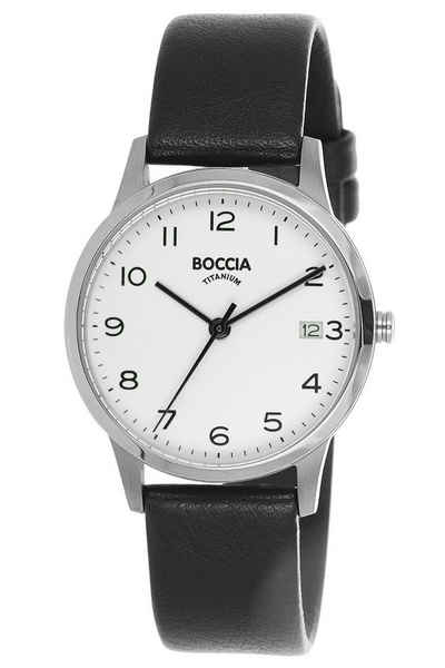 Boccia Quarzuhr Titan-Armbanduhr für