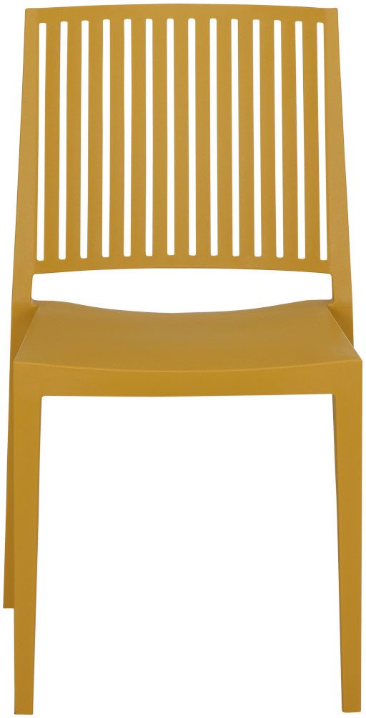 Siena Garden Gartensessel Lane 2er Set Stapelstuhl mustard (Set, 2-St), Gestell, Polypropylen/Glasfaser