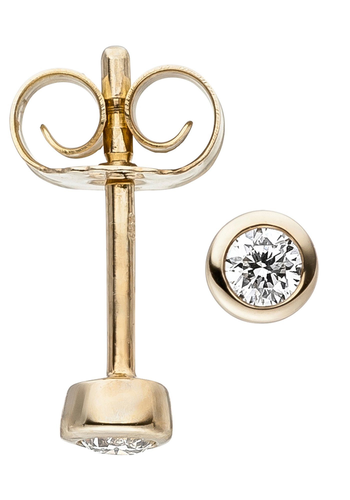 JOBO Paar Ohrstecker Diamant-Ohrringe, 585 Gold günstig online kaufen