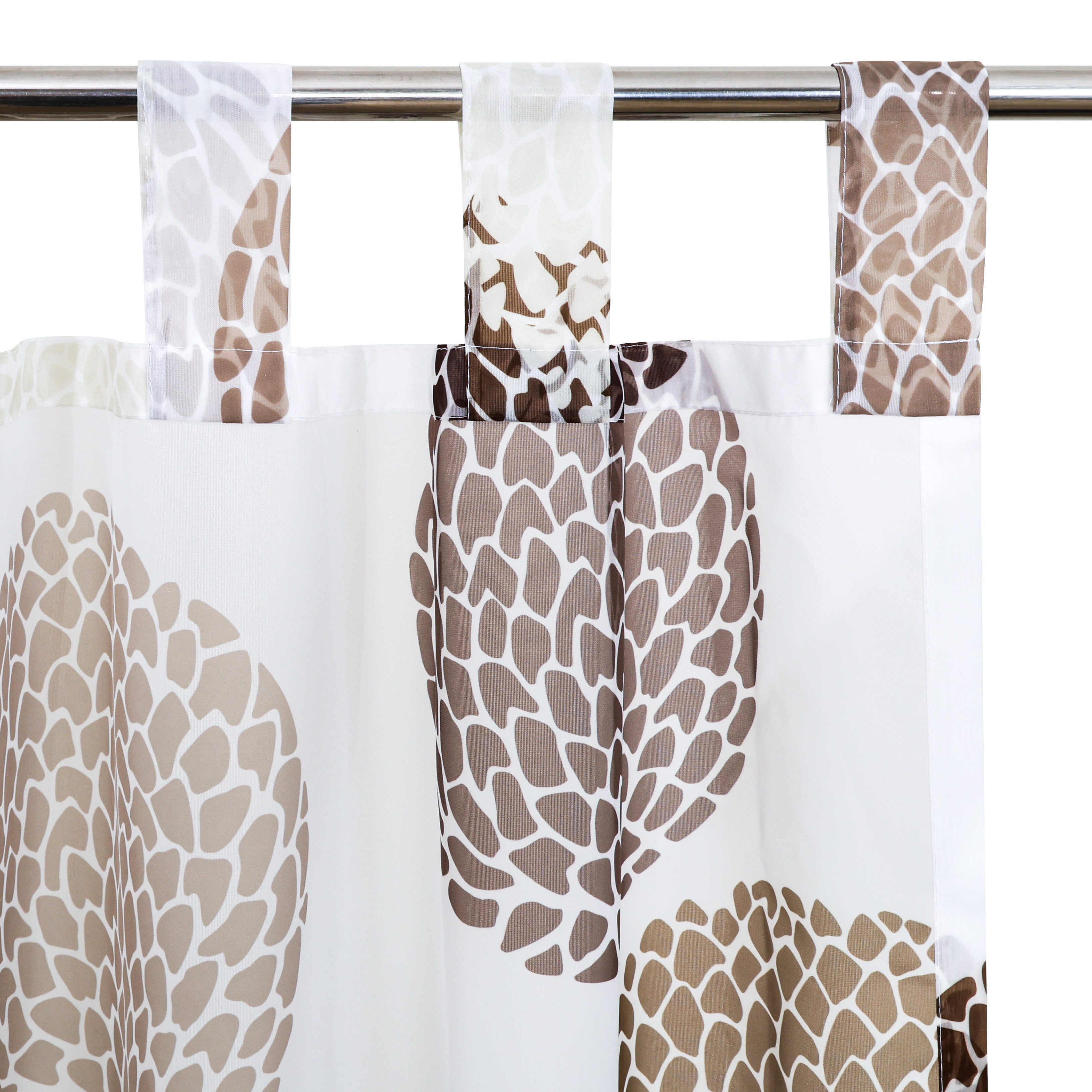 OTTO home Gardine Belem (1 St), Schlaufen, transparent, Voile, 1 oder 2 Schals, Vorhang, Fertiggardine, Kreise