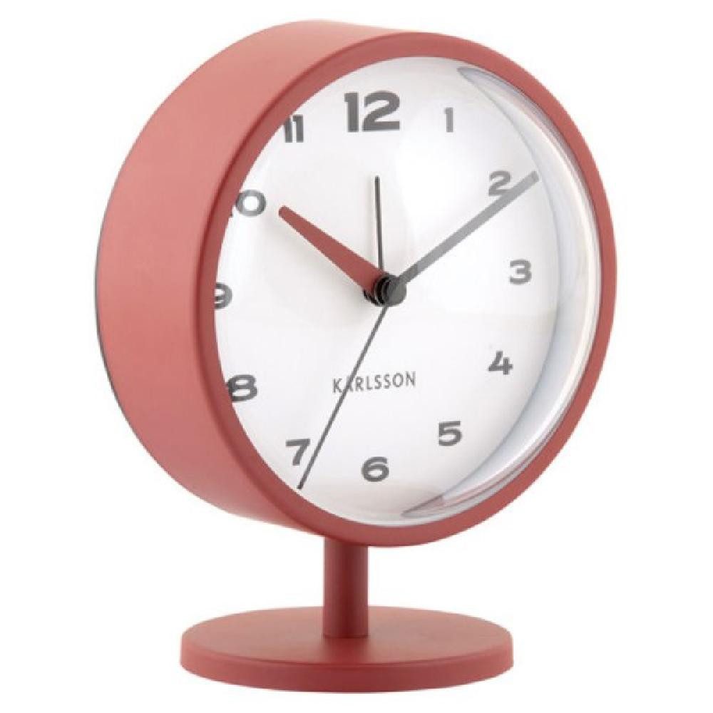 Karlsson Wecker Wecker Brisk Dome Alarm Clock Red Ochre