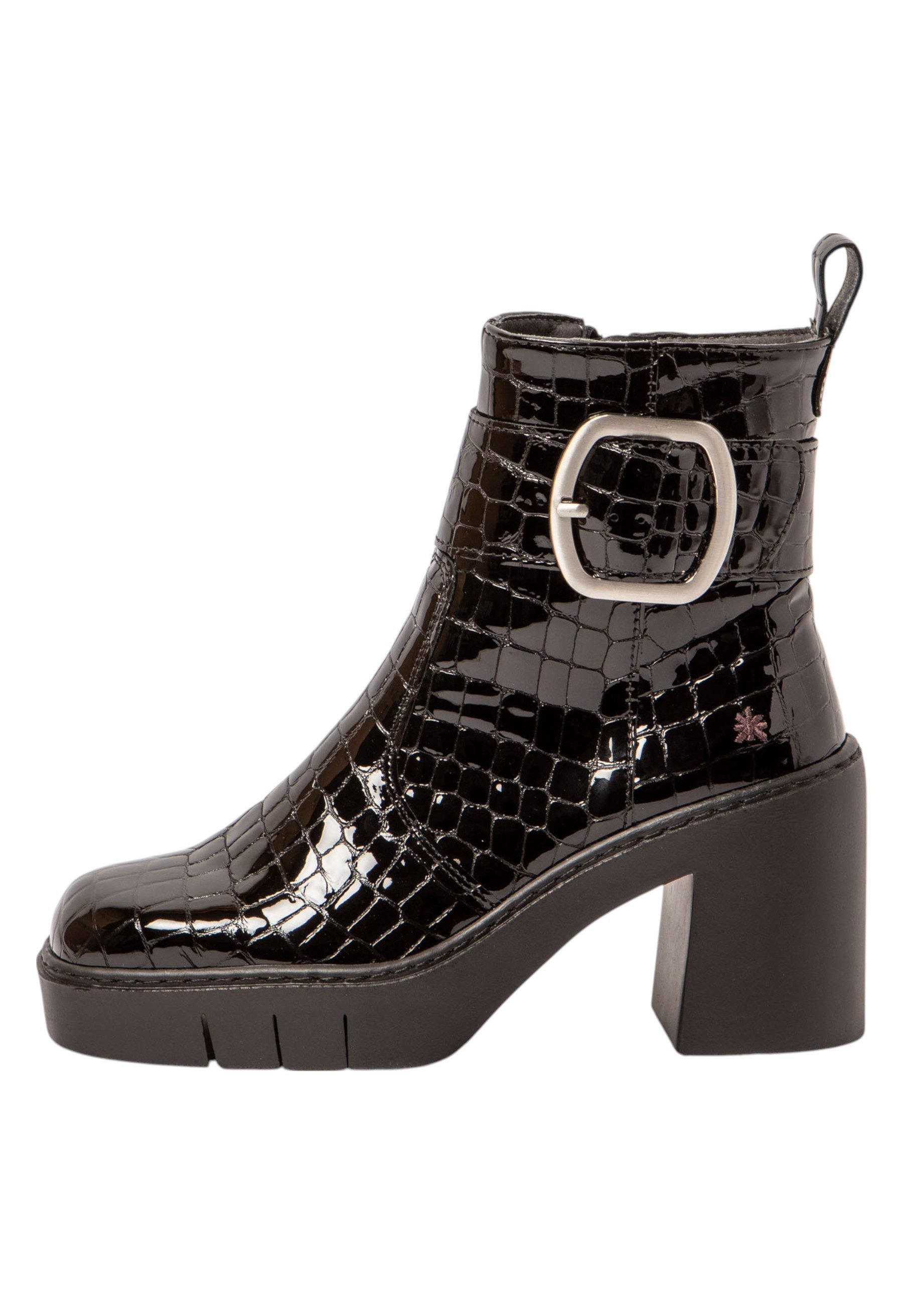 Art 1979 Berna Black Croco Stiefelette