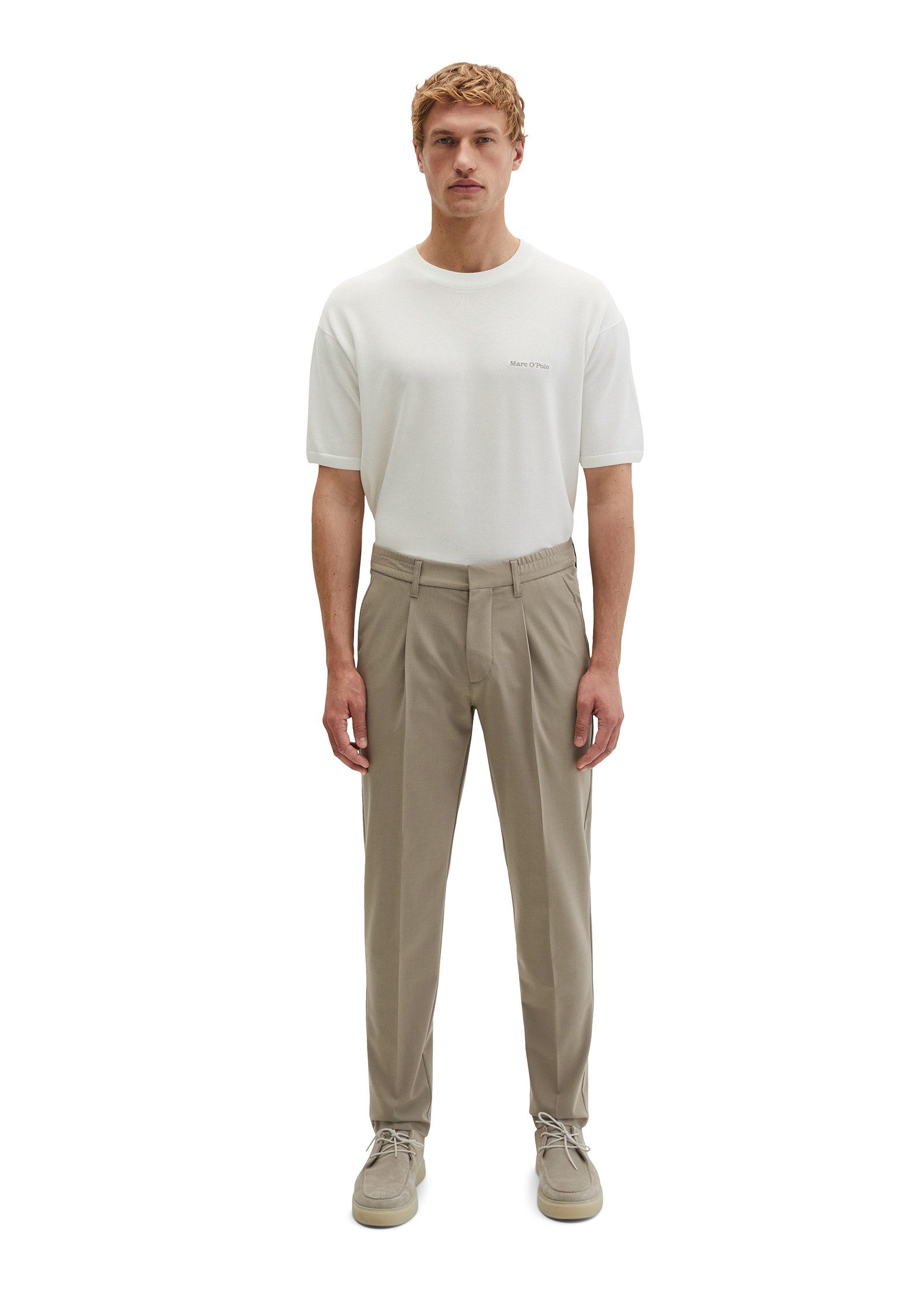Marc O'Polo Chinohose aus leichtem Technical Wool Blend – Bild 5 von 5