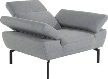 Places of Style Sessel Trapino Luxus, wahlweise mit Rückenverstellung, Luxus-Microfaser in Lederoptik