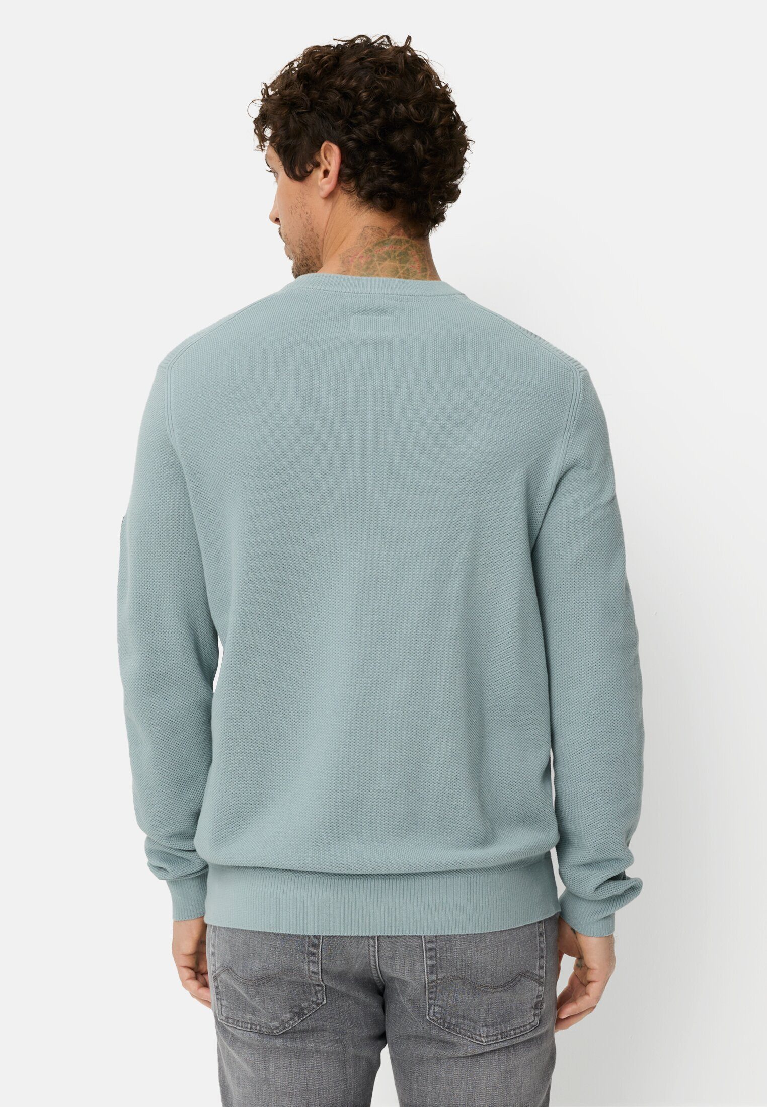 camel active Rundhalspullover mit Rundhalsausschnitt Langarm Pullover_Rundhalspullover