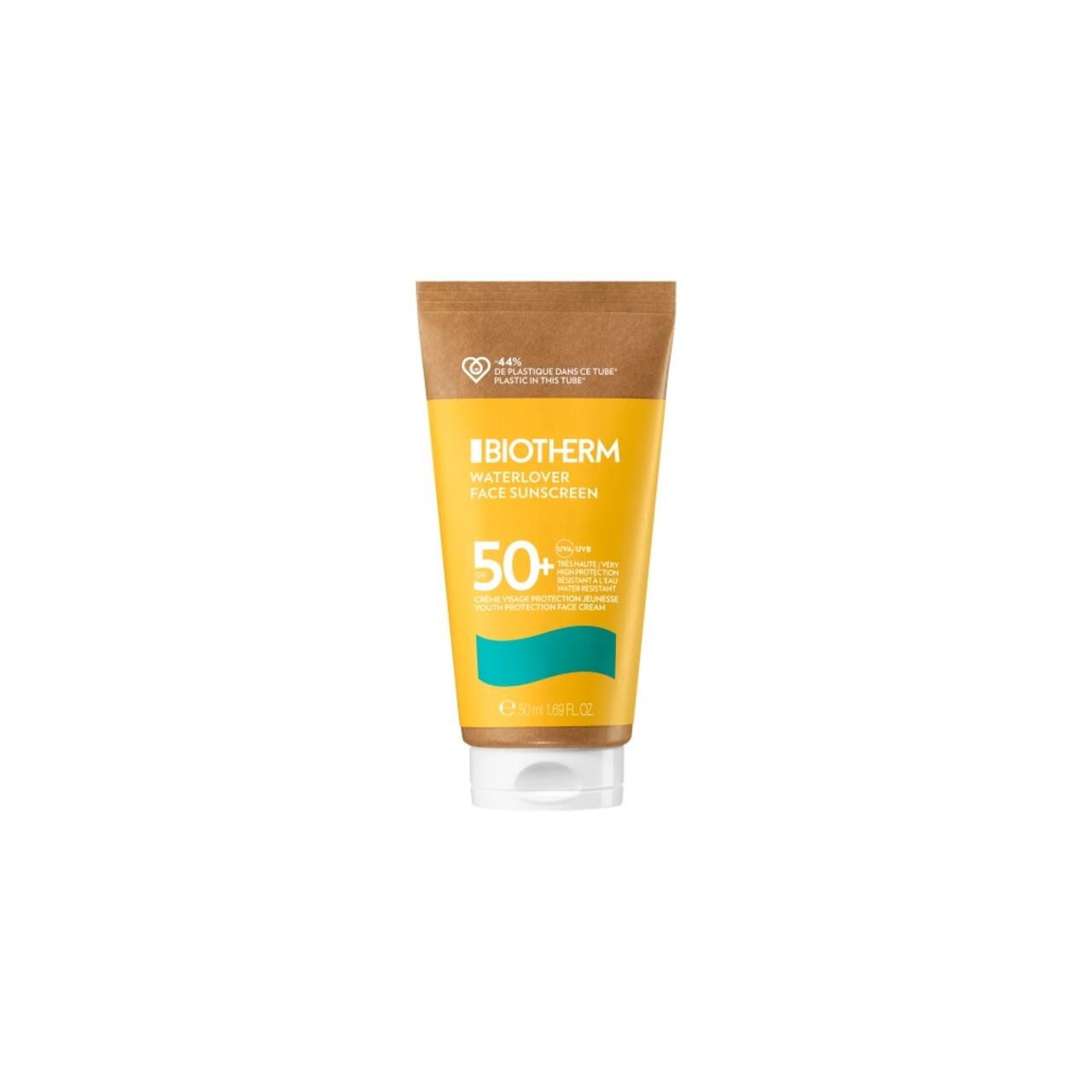 BIOTHERM Sonnenschutzcreme Waterlover Face Sunscreeen LSF 50+, Alle Hauttypen