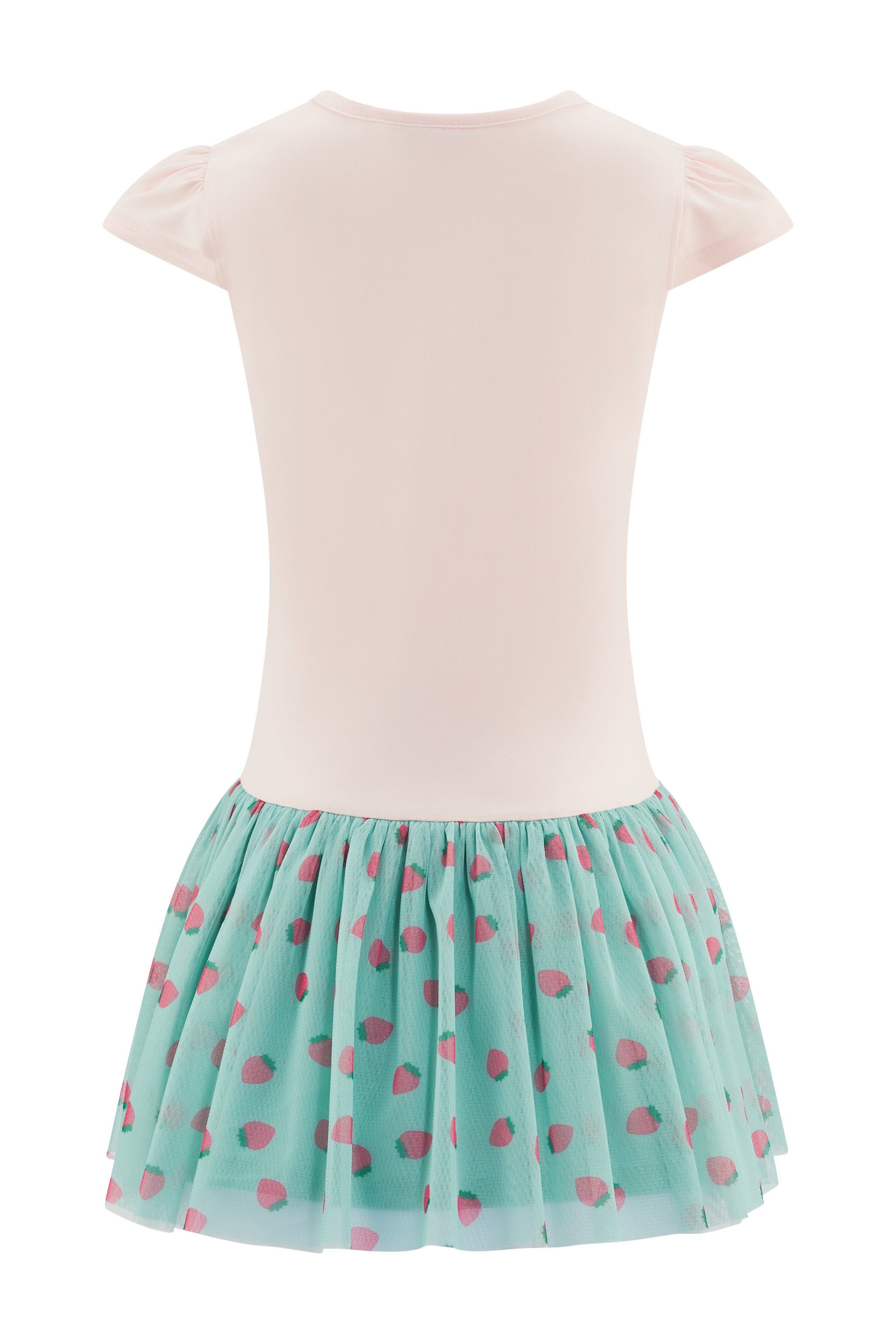 happy girls Sommerkleid mit hochwertigem Frontmotiv in Form einer Umhängetasche