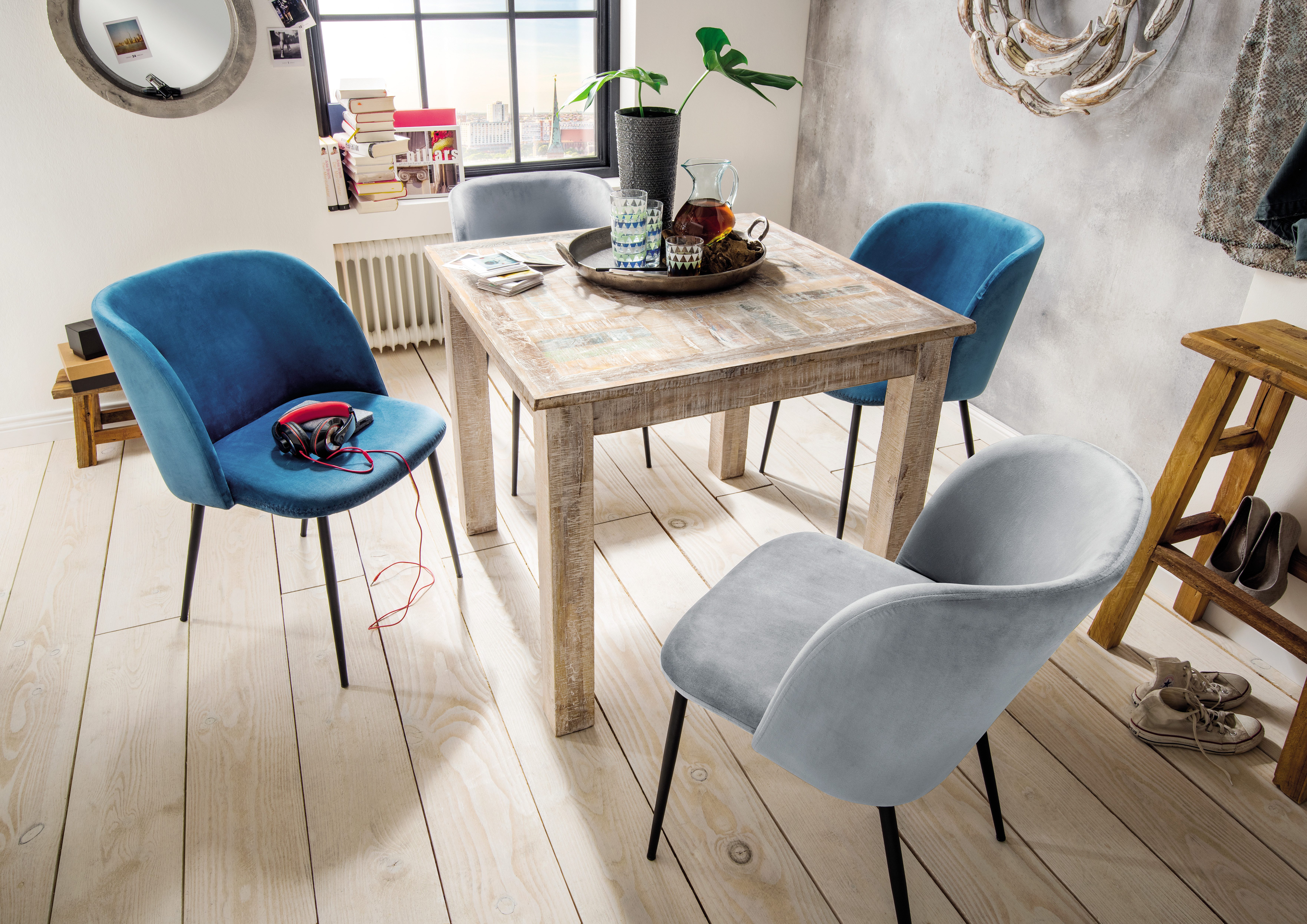 Esszimmerstuhl 2er Set Stuhl SOAZIG