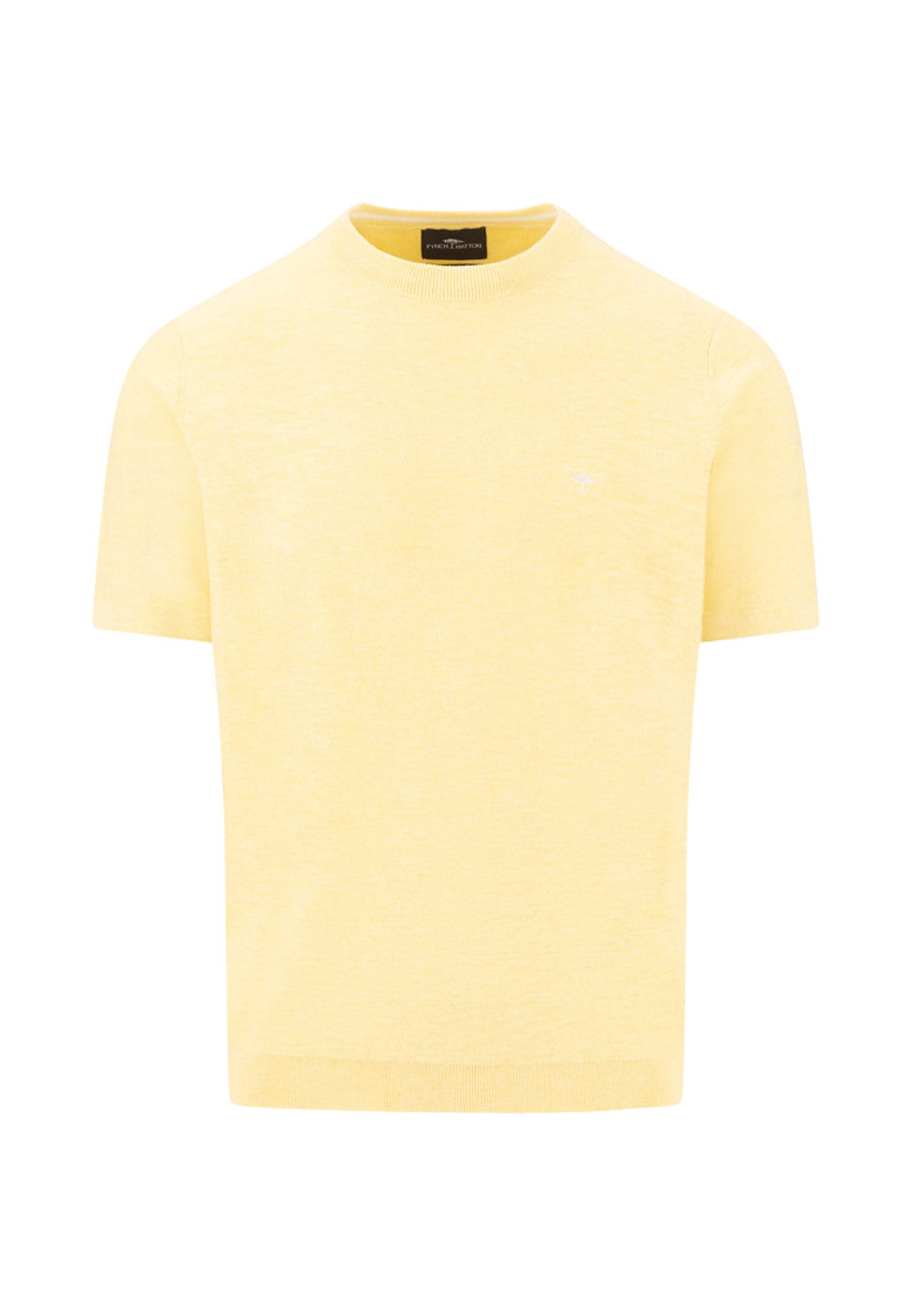 FYNCH-HATTON Rundhalspullover mit Logo Stickerei