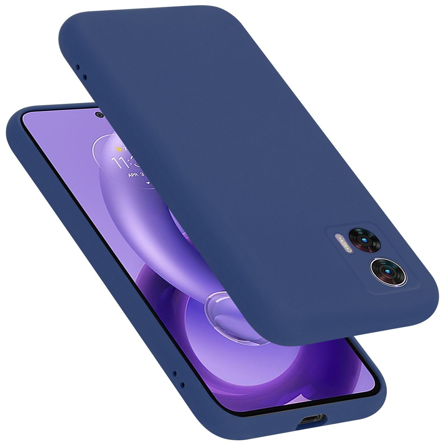 Cadorabo Handyhülle für Hülle Motorola EDGE 30 NEO, Flexible Hülle TPU Silikon Schutzhülle Back Cover Case