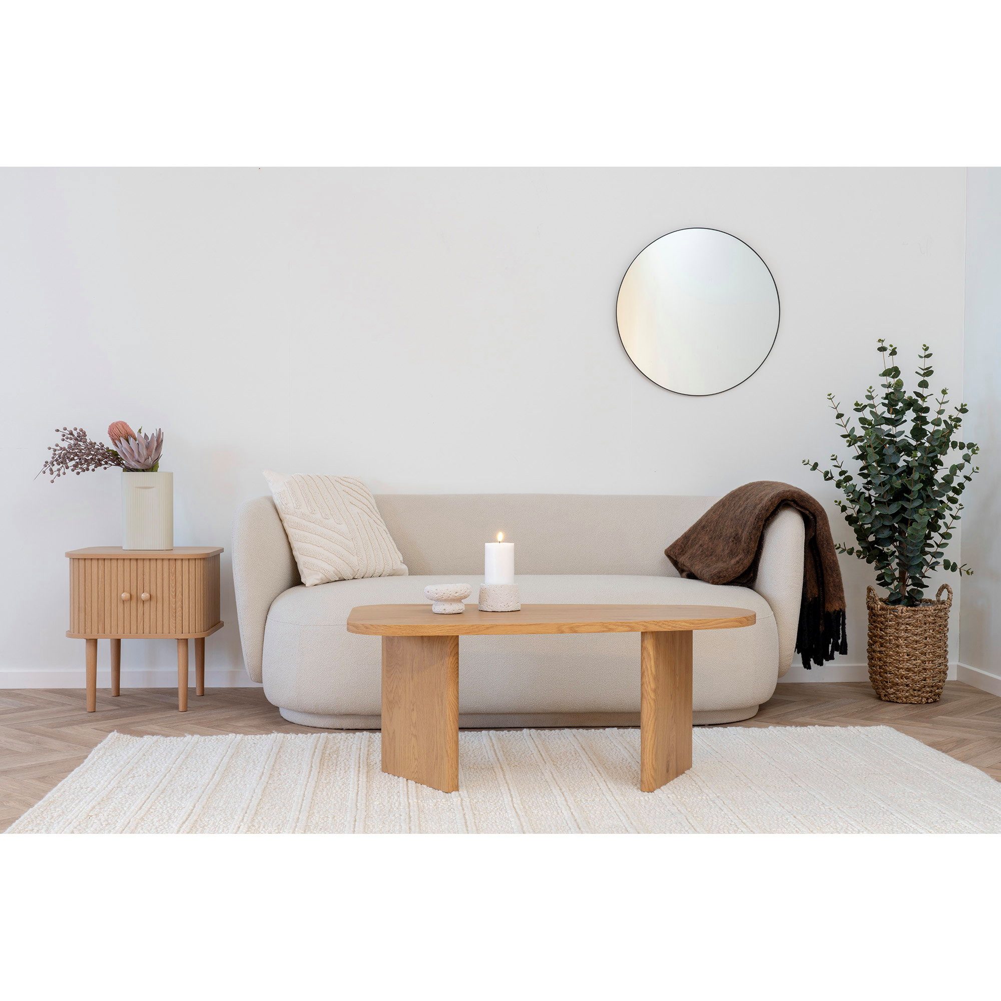 Plaid Plaider Wolle-Mix 170x130 cm Braun, tinkaro, Weiche Wohndecke im Karomuster für Sofa und Sessel in Braun-Optik