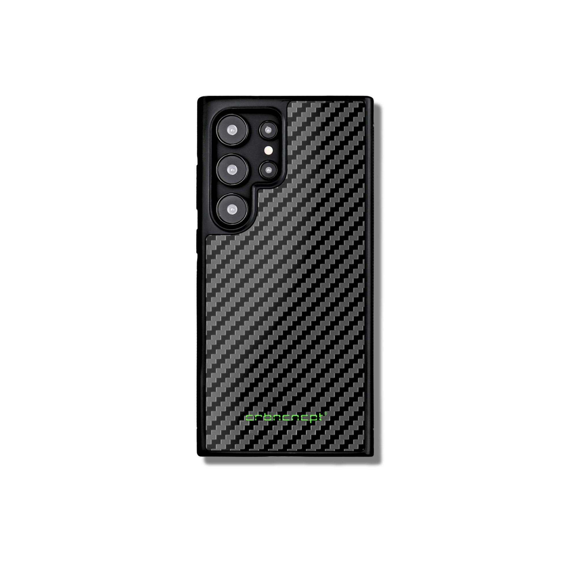 CRBNCNCPT Handyhülle Carbon Fiber Samsung Galaxy S24 S25 Plus Ultra Hülle Case Schwarz, MagSafe, Magnetisch, Superleicht, Ultrarobust