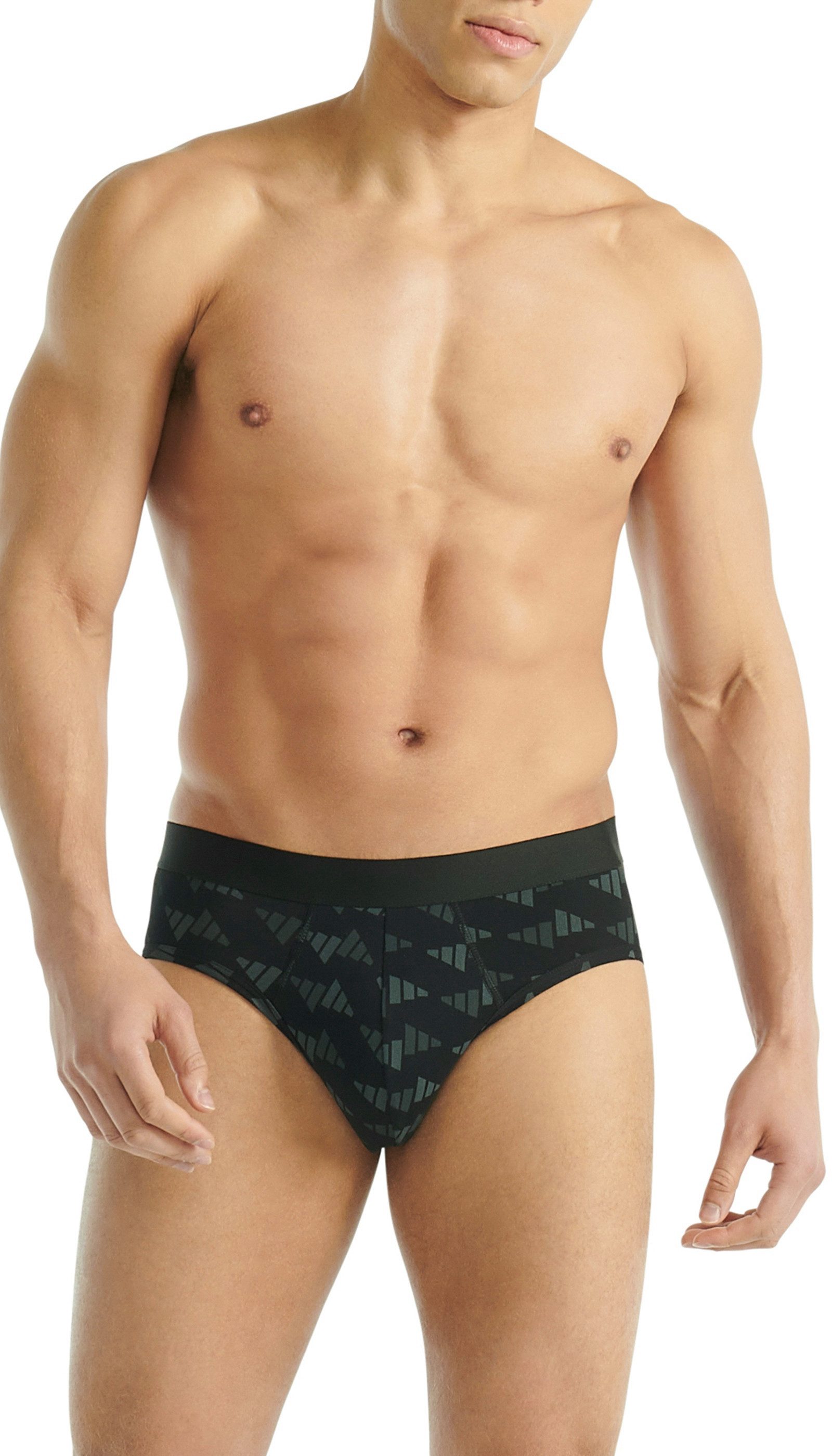 adidas Sportswear Slip Active Flex Cotton (3er Pack) elastisch, Logo-Bund, scheuerfreies Tragegefühl, ohne Eingriff