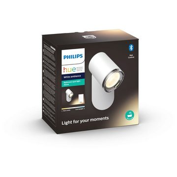 Philips Hue LED Deckenstrahler Bluetooth White Ambiance Spot Adore in Weiß mit, Smart Home Dimmfunktion, Leuchtmittel enthalten: Ja, LED, warmweiss, Deckenstrahler, Deckenspot, Aufbaustrahler