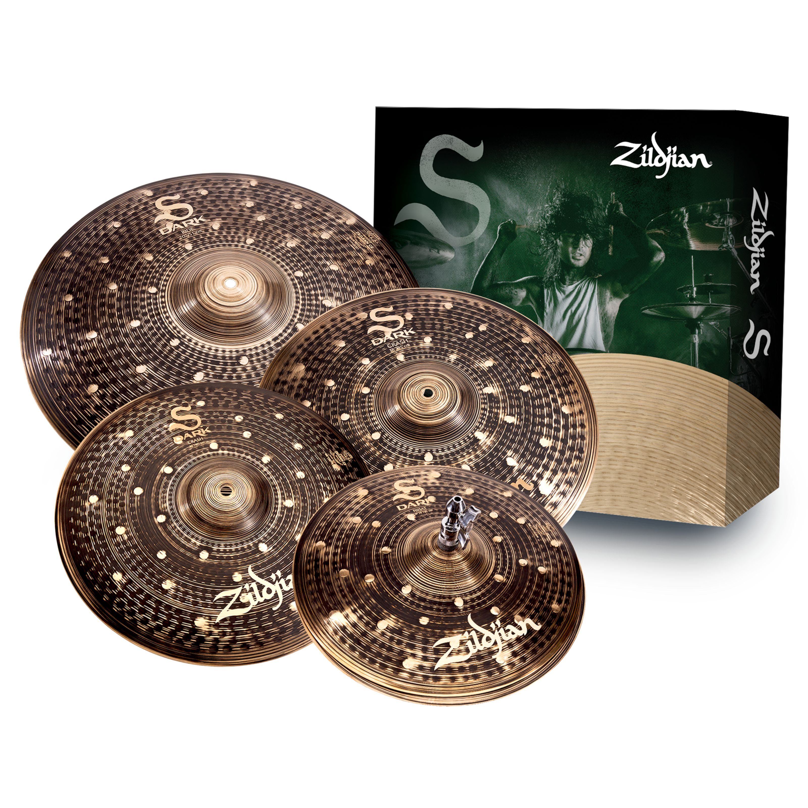 Zildjian Becken, Cymbals, Cymbal Sets, SD4680 S Family Dark Cymbal Pack - Becken Set