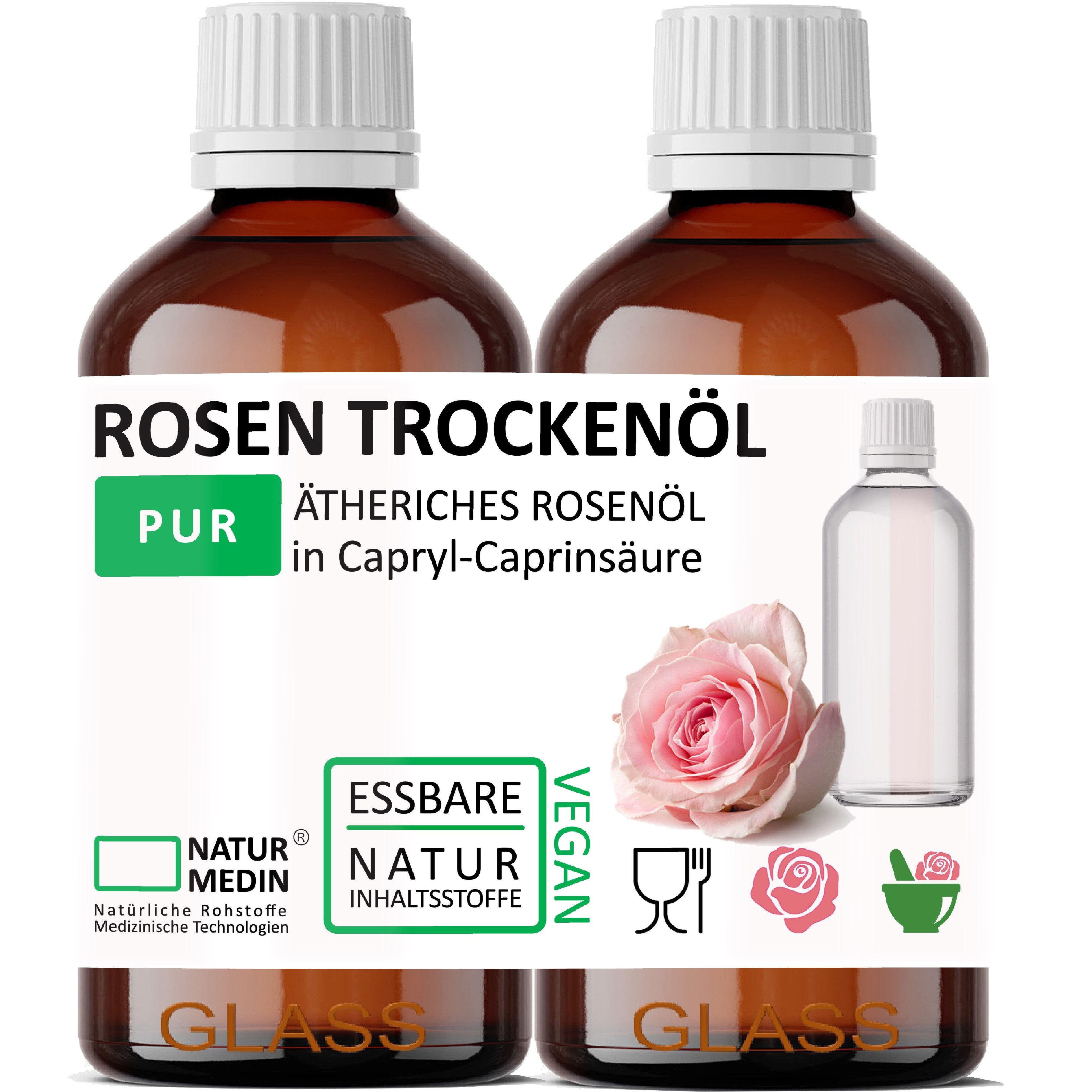 Naturmedin Gesichtsöl Rosen Gesichtsöl (Trockenöl)