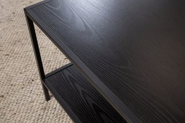riess-ambiente Couchtisch SLIM LINE 120cm schwarz (Einzelartikel, 1-St), Wohnzimmer · Holzwerkstoff · Metall · mit Ablage · Industrial