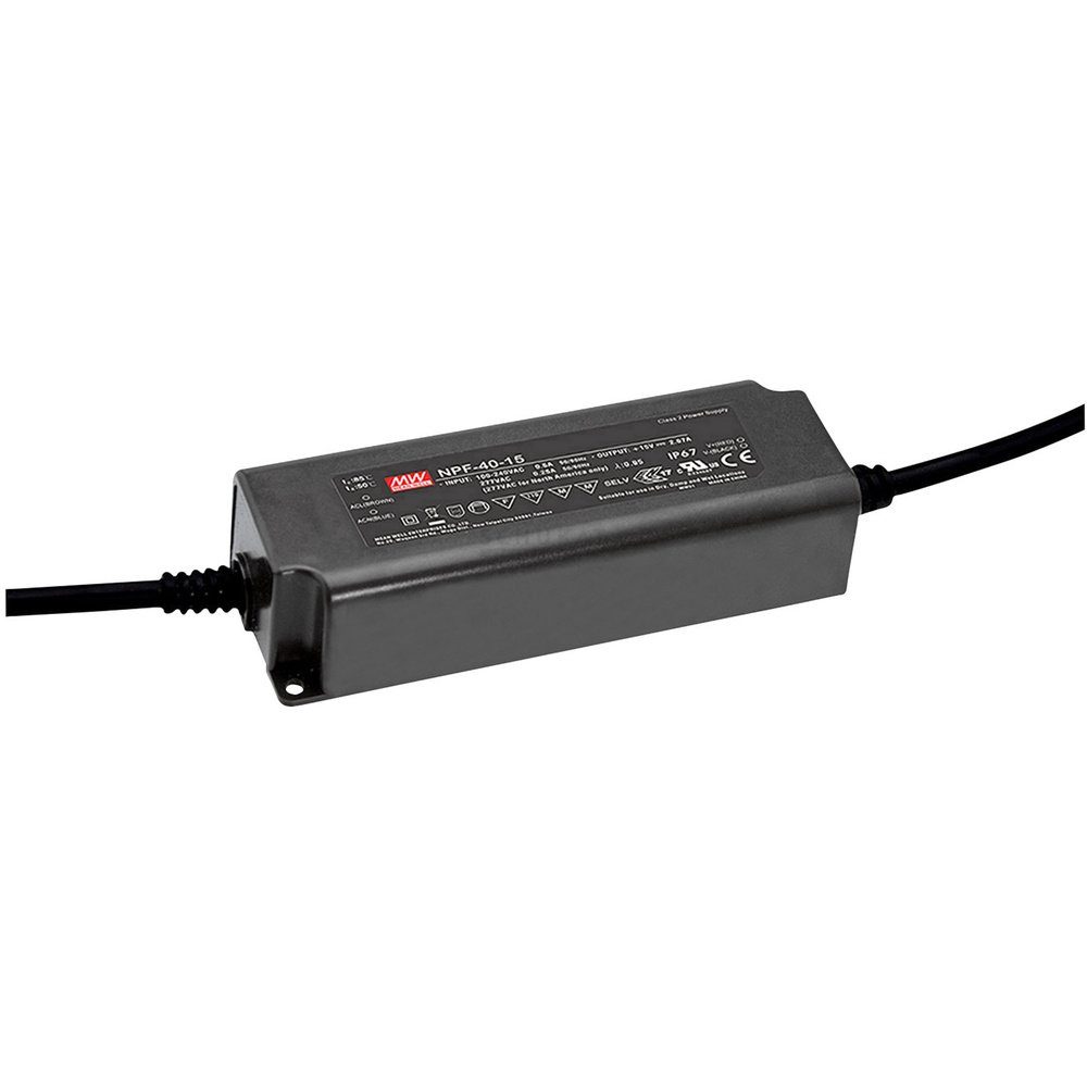 Mean Well NPF-40-20 LED-Treiber, LED-Trafo Konstantspannung, Konstant LED Trafo