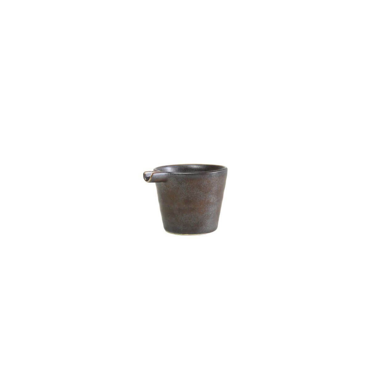 Made in Ausgießer Sojasauce Servierschüssel grau Keramik Japan ml, 100