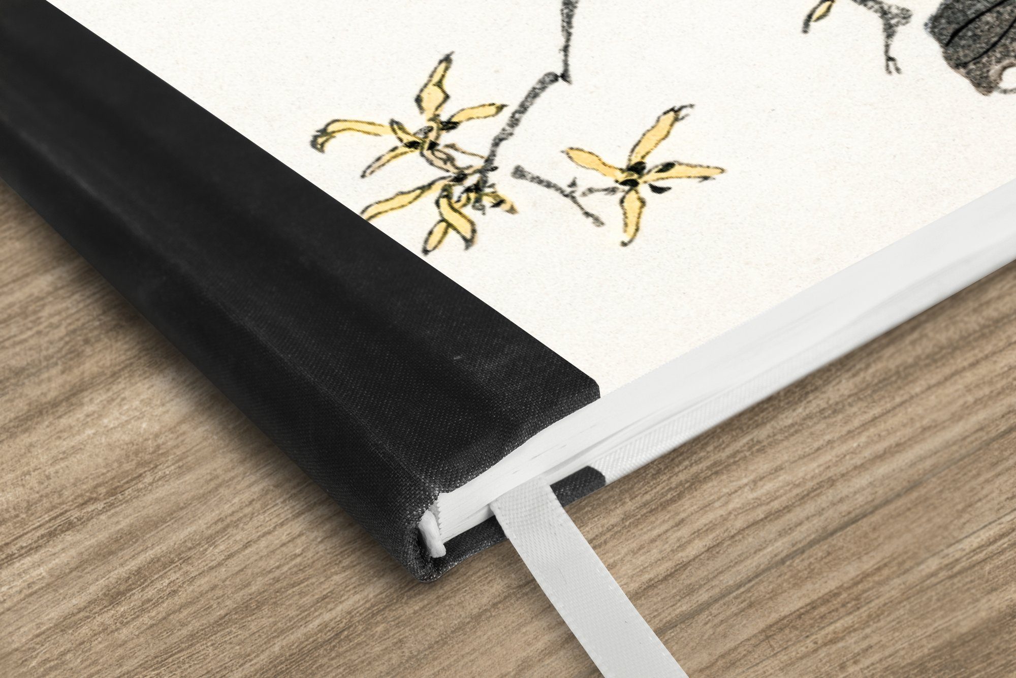 Thumbnail - MuchoWow Notizbuch Vogel - Baum - Retro - Japanisch - Skandinavisch, Notebook, Notizblock a5, Tagebuch, Journal Liniert