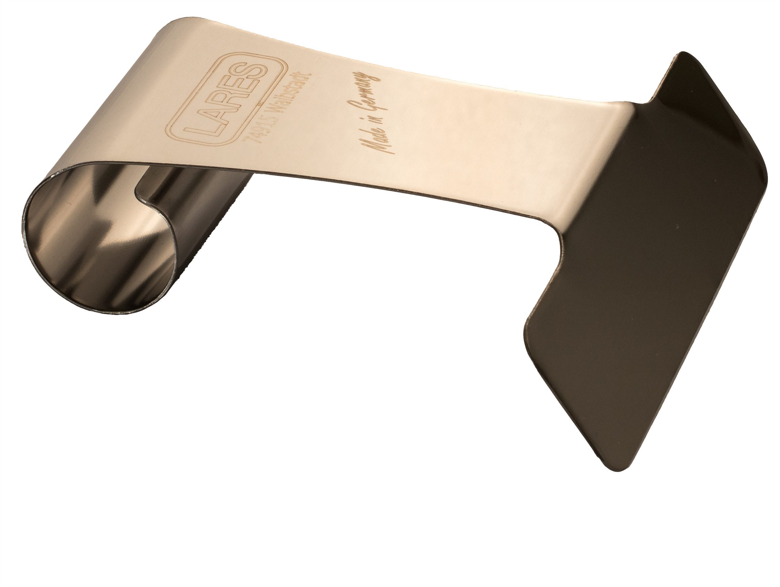LARES Streichpalette 6240, Streichhilfe mit Griff, rostfreier Edelstahl. Made in Germany