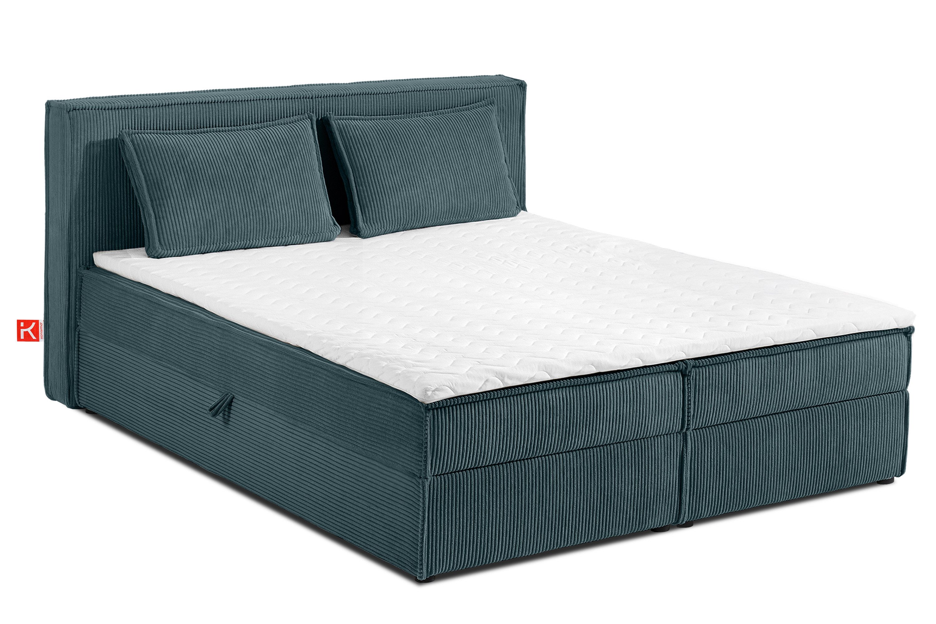 KONSIMO® Boxspringbett ROTI Polsterbett, inkl. Matratze günstig online kaufen