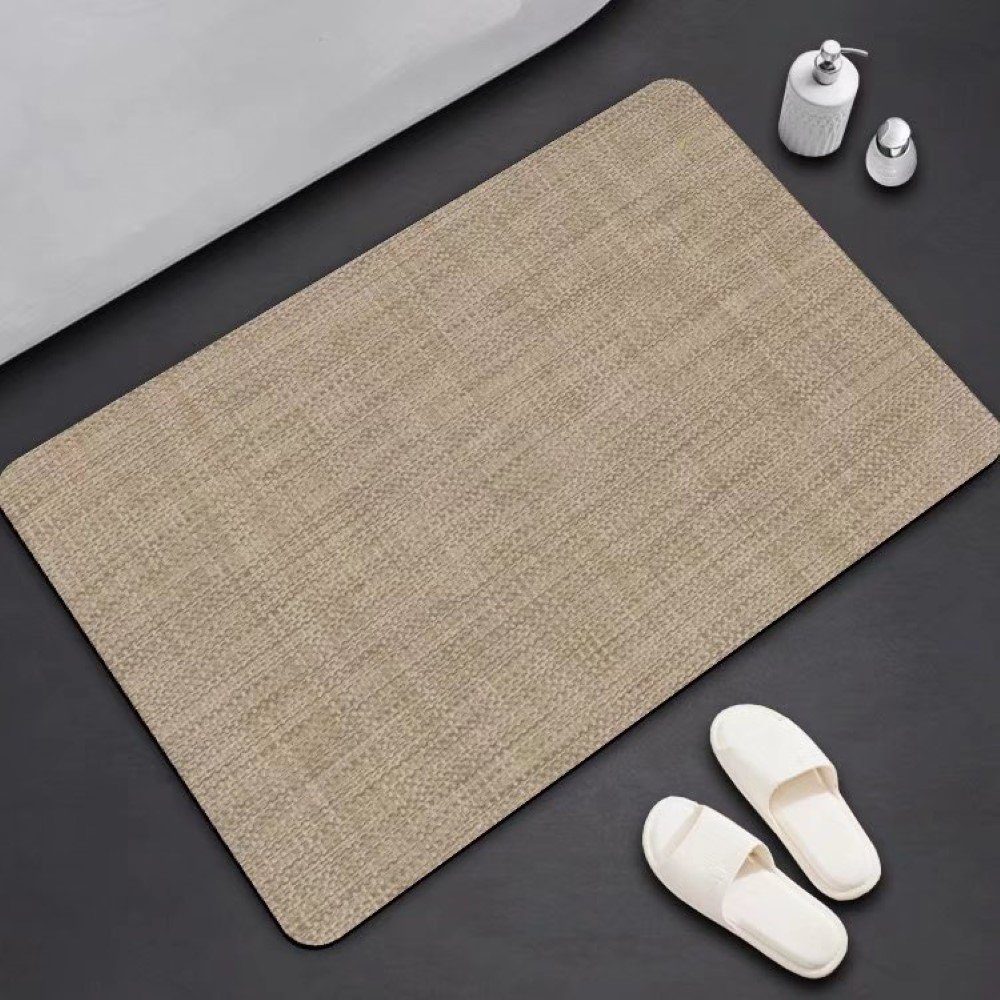 Tobil Badematte Premium Badematte – rutschfest, schnell trocknend, 4 mm Modern, Höhe 4.0 mm, rutschhemmend beschichtet, schnell trocknend, rechteckig, BxL: 40x6 – Bild 2 von 5
