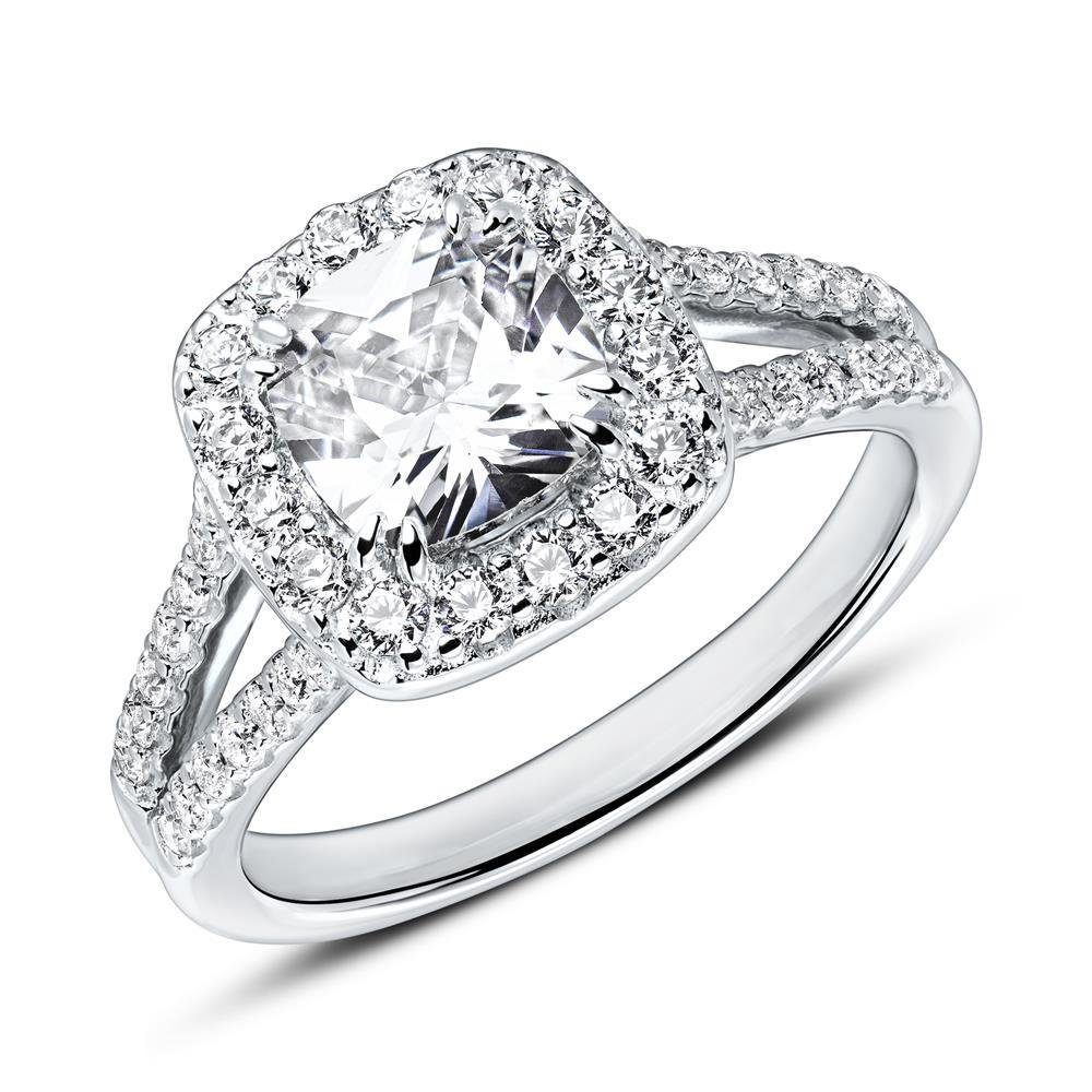 Verlobungsring 925er Silber Verlobungsring mit Zirkonia von JEWLIX