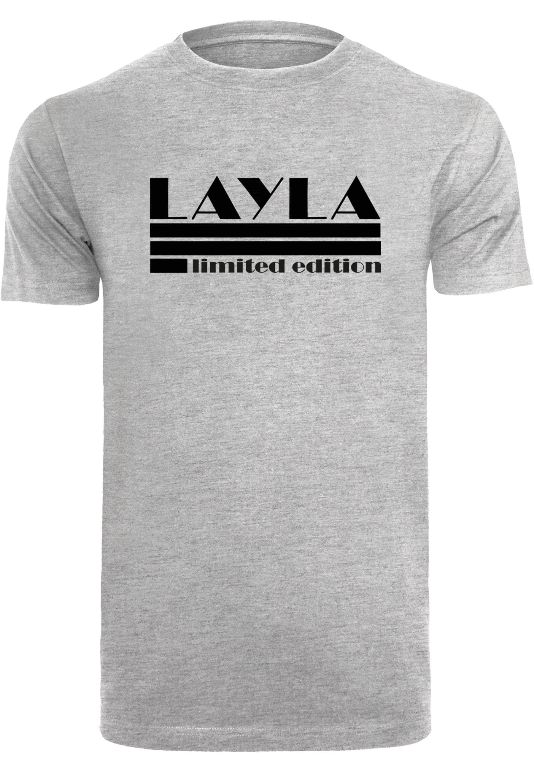Merchcode Layla (1-tlg) T-Shirt - Herren heathergrey Limited Edition T-Shirt