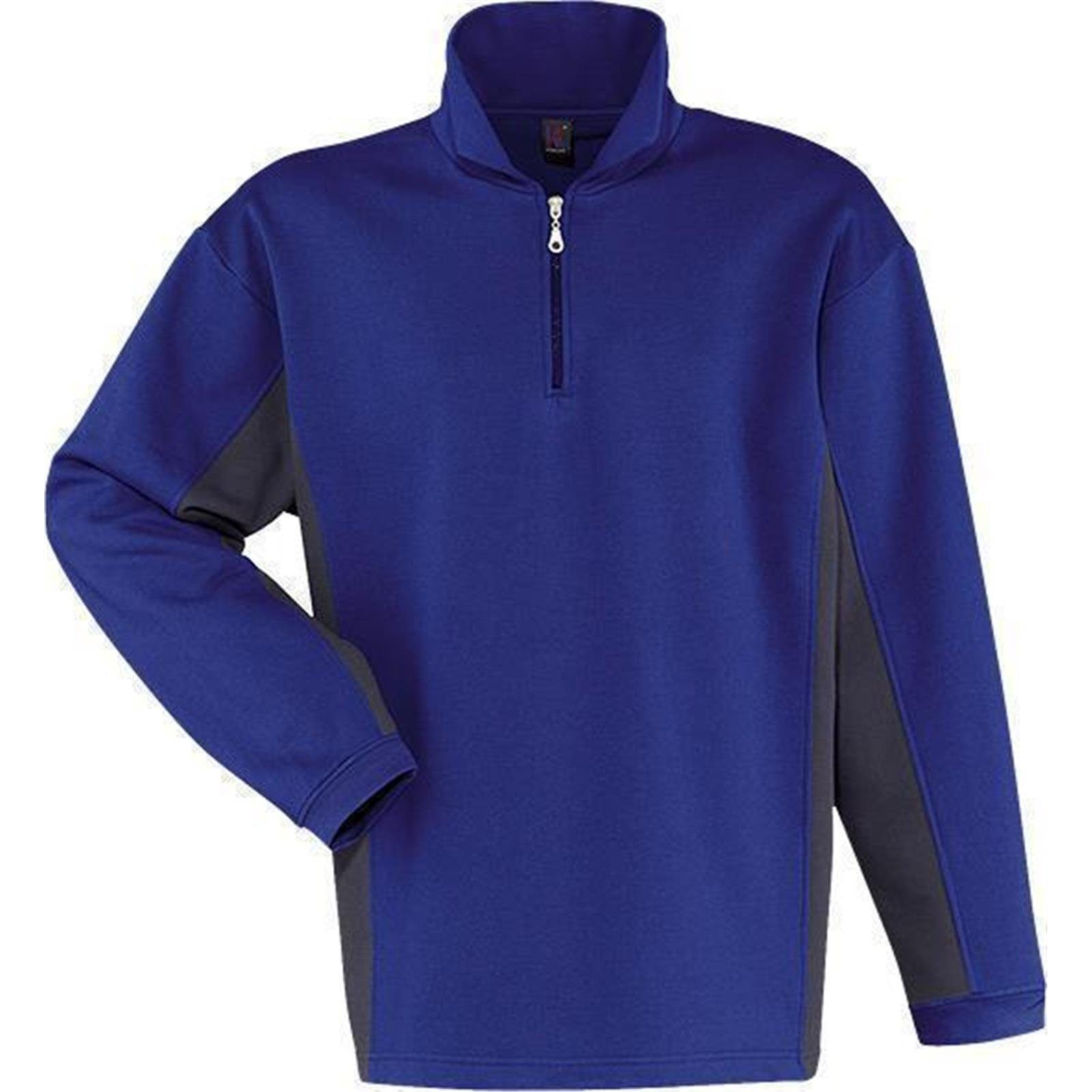 Sweater Kübler Kübler blau/anthrazit Shirt-Dress Sweatshirt